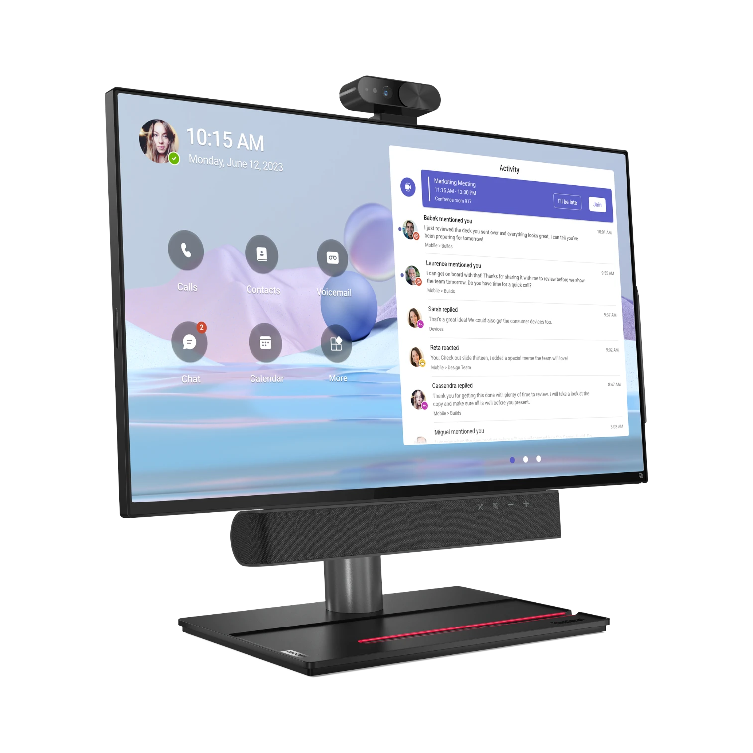 Lenovo ThinkSmart View Plus 27" All-in-One Conferencing System Qualcomm QCS8250, 8GB RAM, 128GB SSD — Being Shipped