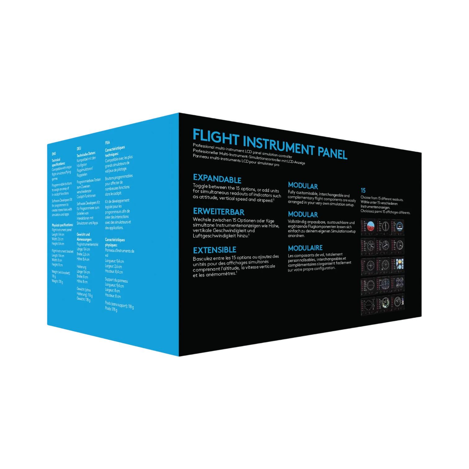 Logitech G Flight 3.5" Instrument Panel — Being Shipped