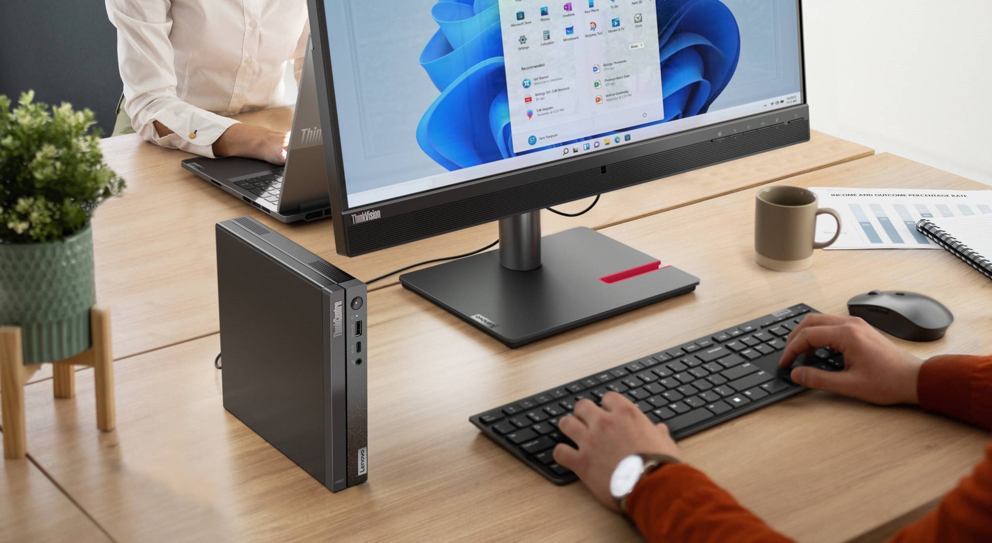 Lenovo ThinkCentre neo 50q Gen 4 Tiny Desktop Computer Intel Core i5-13420H, 8GB RAM, 256GB SSD — Being Shipped