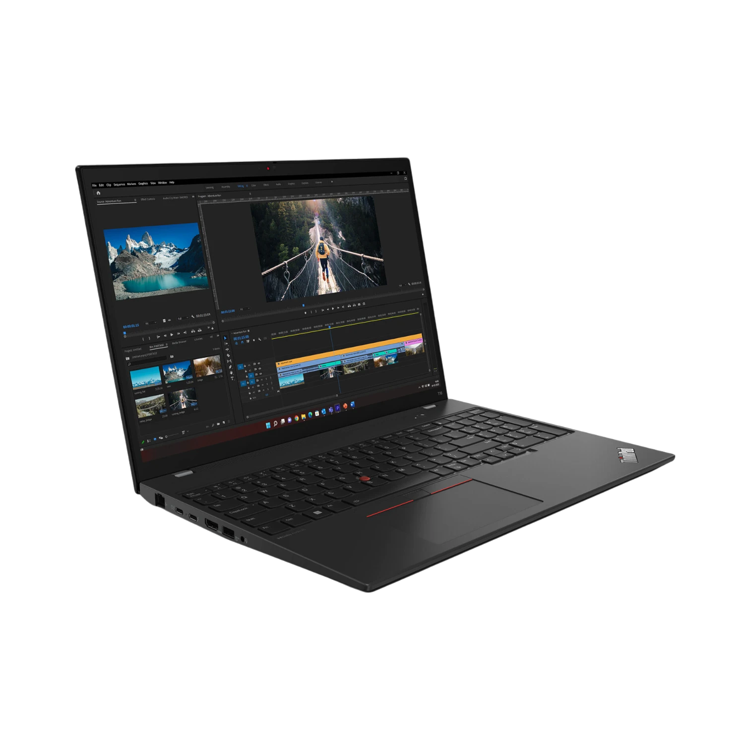 Lenovo 16" ThinkPad T16 Gen 2 Laptop Intel Core i5-1335U, 16GB RAM, 256GB SSD (Thunder Black) — Being Shipped