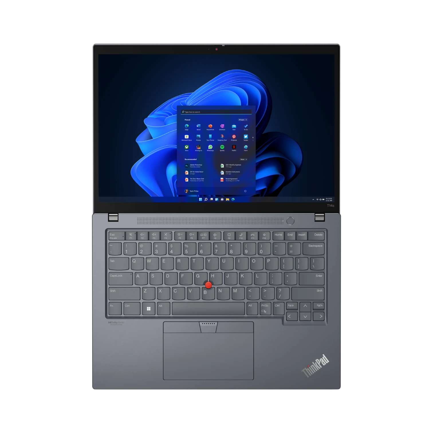 Lenovo ThinkPad T14s Gen 4 Notebook, Intel Core i7-1355U, 16GB RAM, 512GB SSD (Storm Gray) — Being Shipped