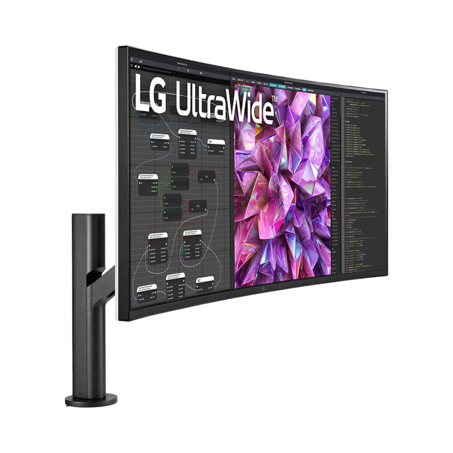 LG 38BQ88C-W 38" UltraWide QHD+ Curved Monitor with Ergo Stand — Being Shipped