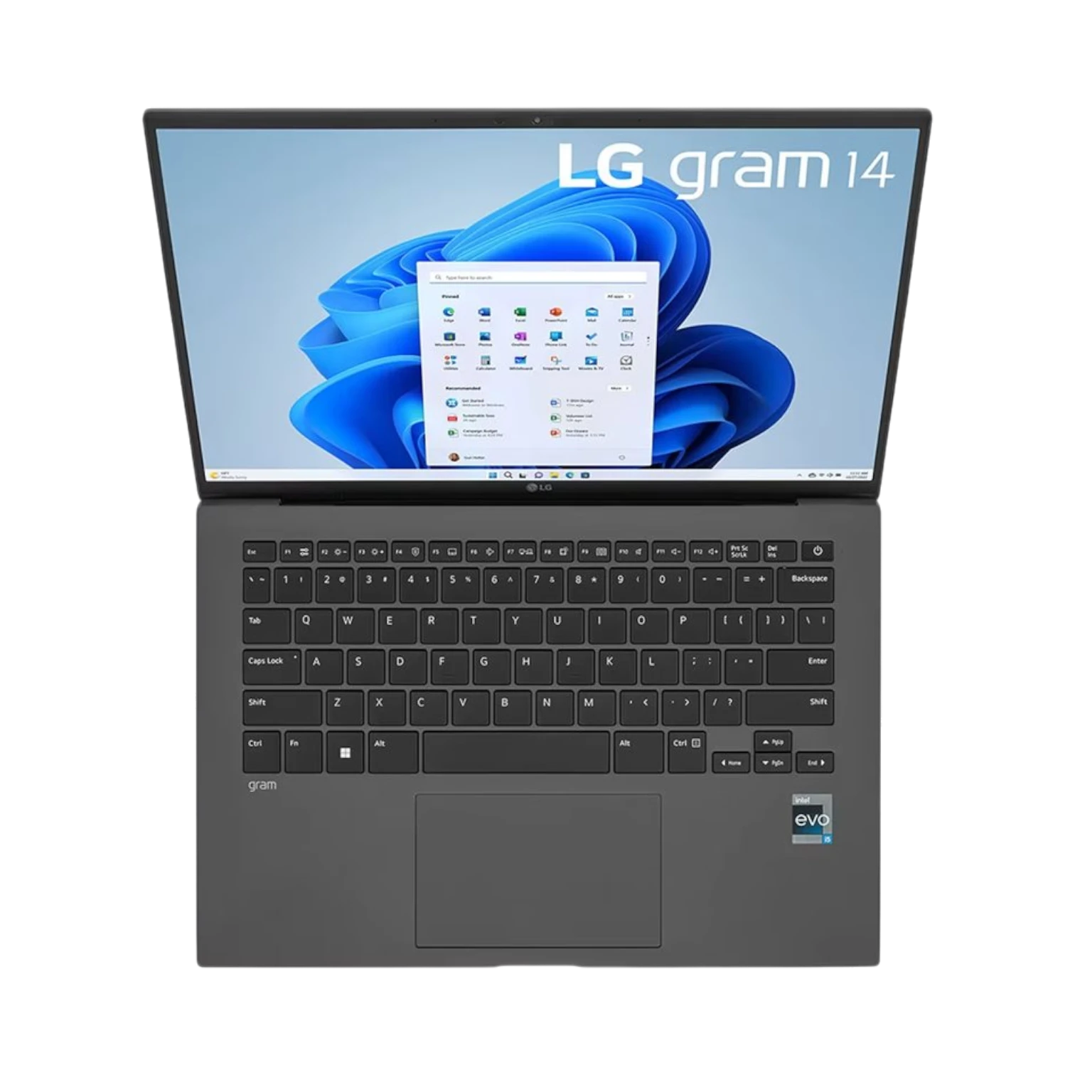 LG Gram 14" Laptop, Intel Core i5-1340P, 16GB RAM, 256GB SSD (Charcoal Gray) — Being Shipped