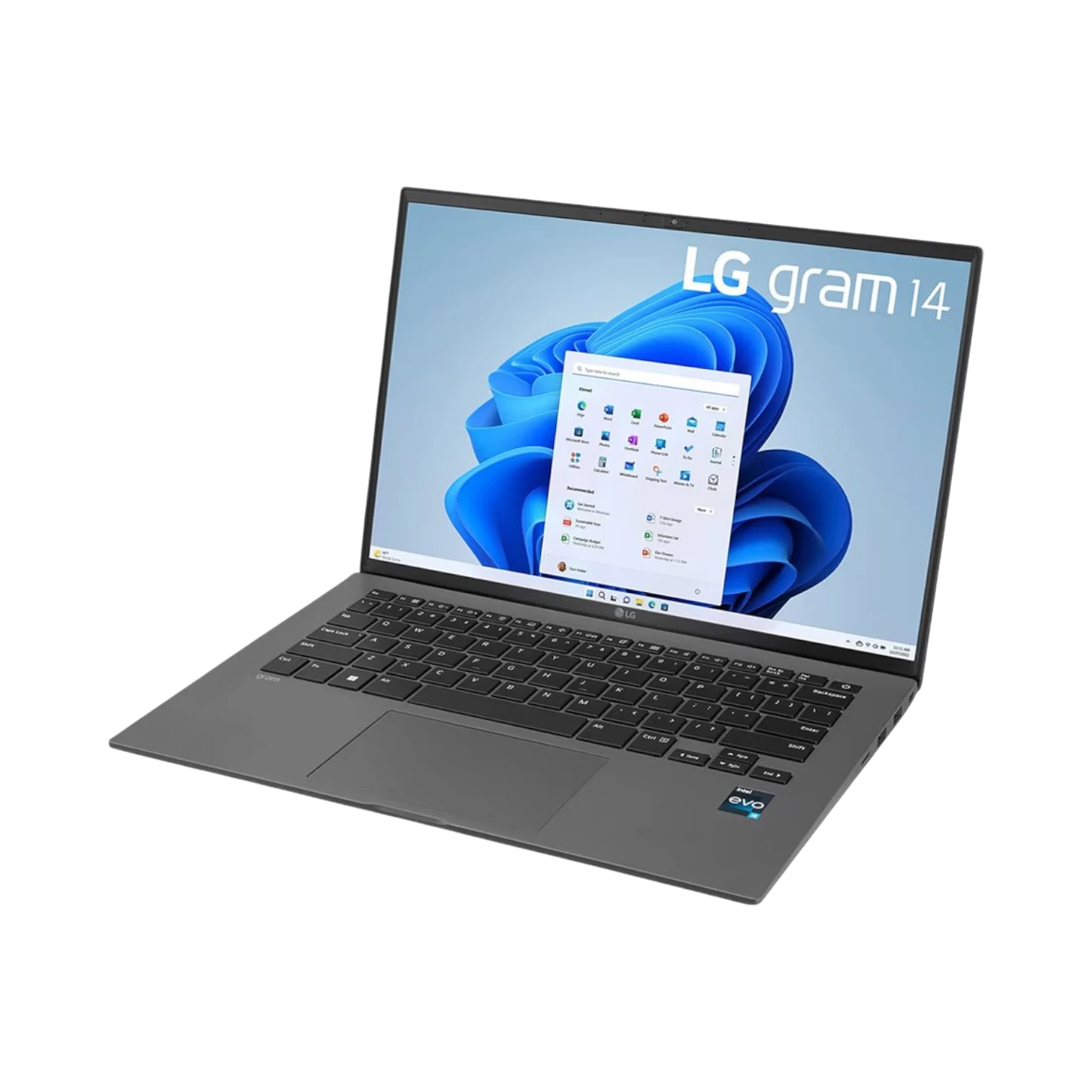 LG Gram 14" Laptop, Intel Core i5-1340P, 16GB RAM, 256GB SSD (Charcoal Gray) — Being Shipped