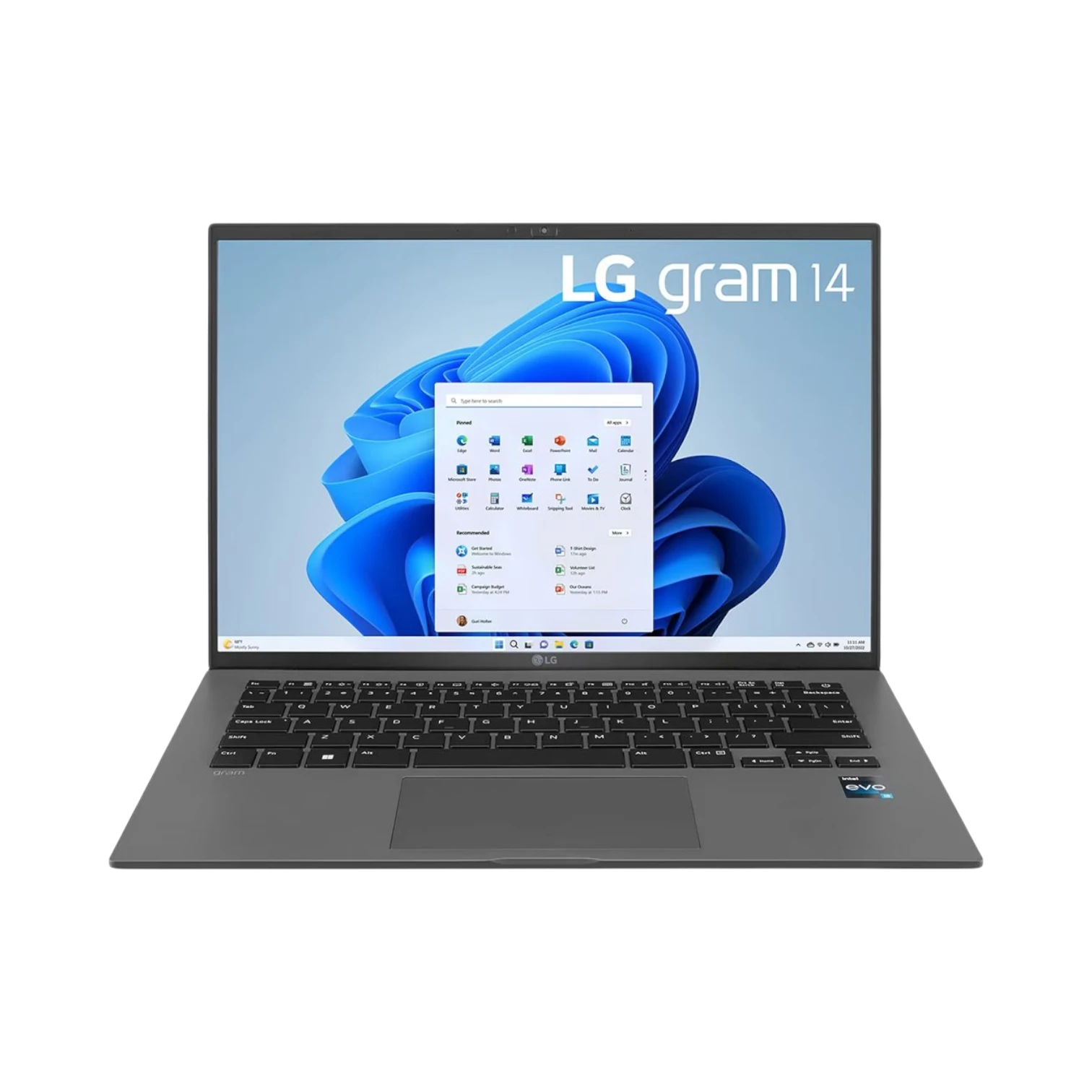 LG Gram 14" Laptop, Intel Core i5-1340P, 16GB RAM, 256GB SSD (Charcoal Gray) — Being Shipped