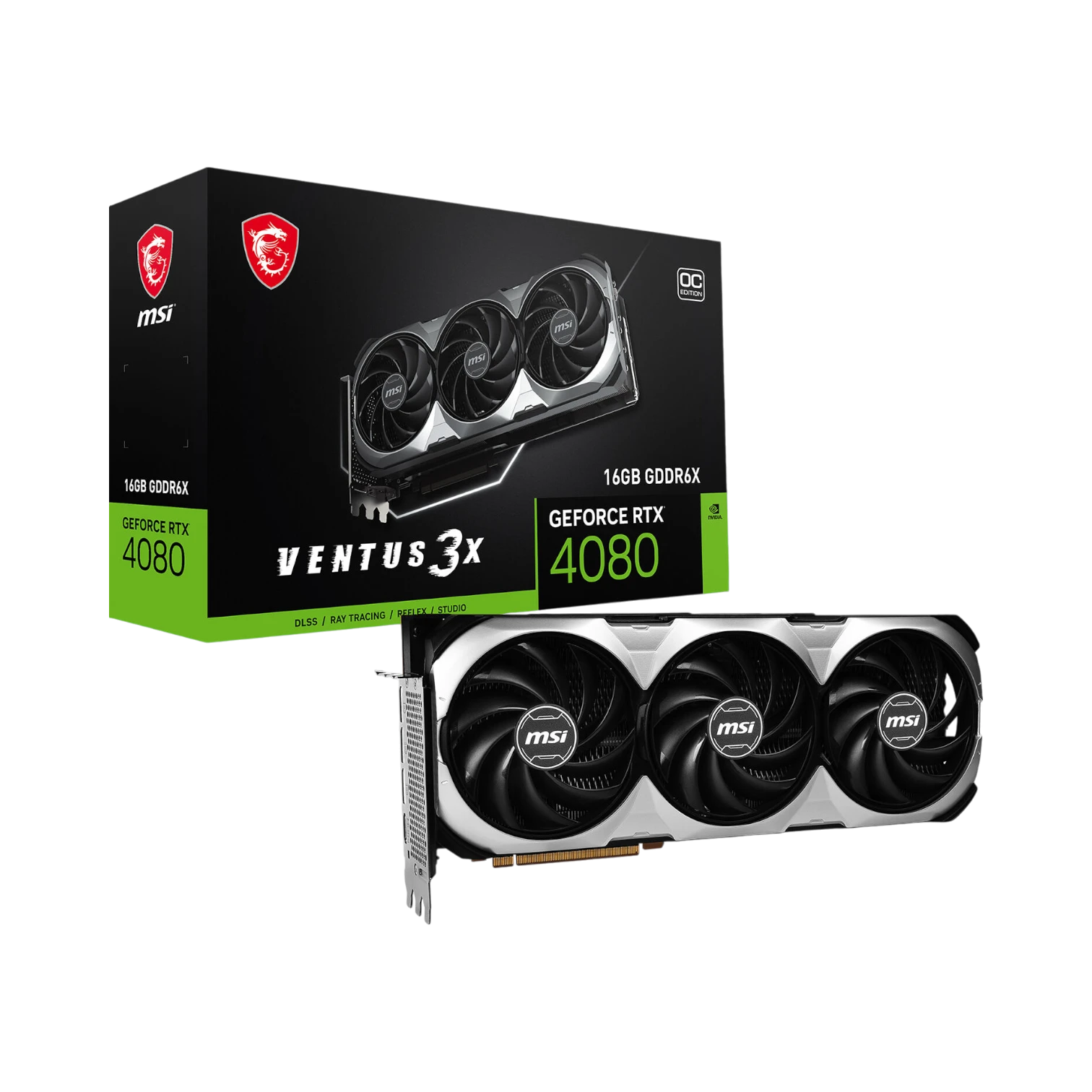 MSI GeForce RTX 4080 16GB VENTUS 3X OC Graphics Card — Being Shipped