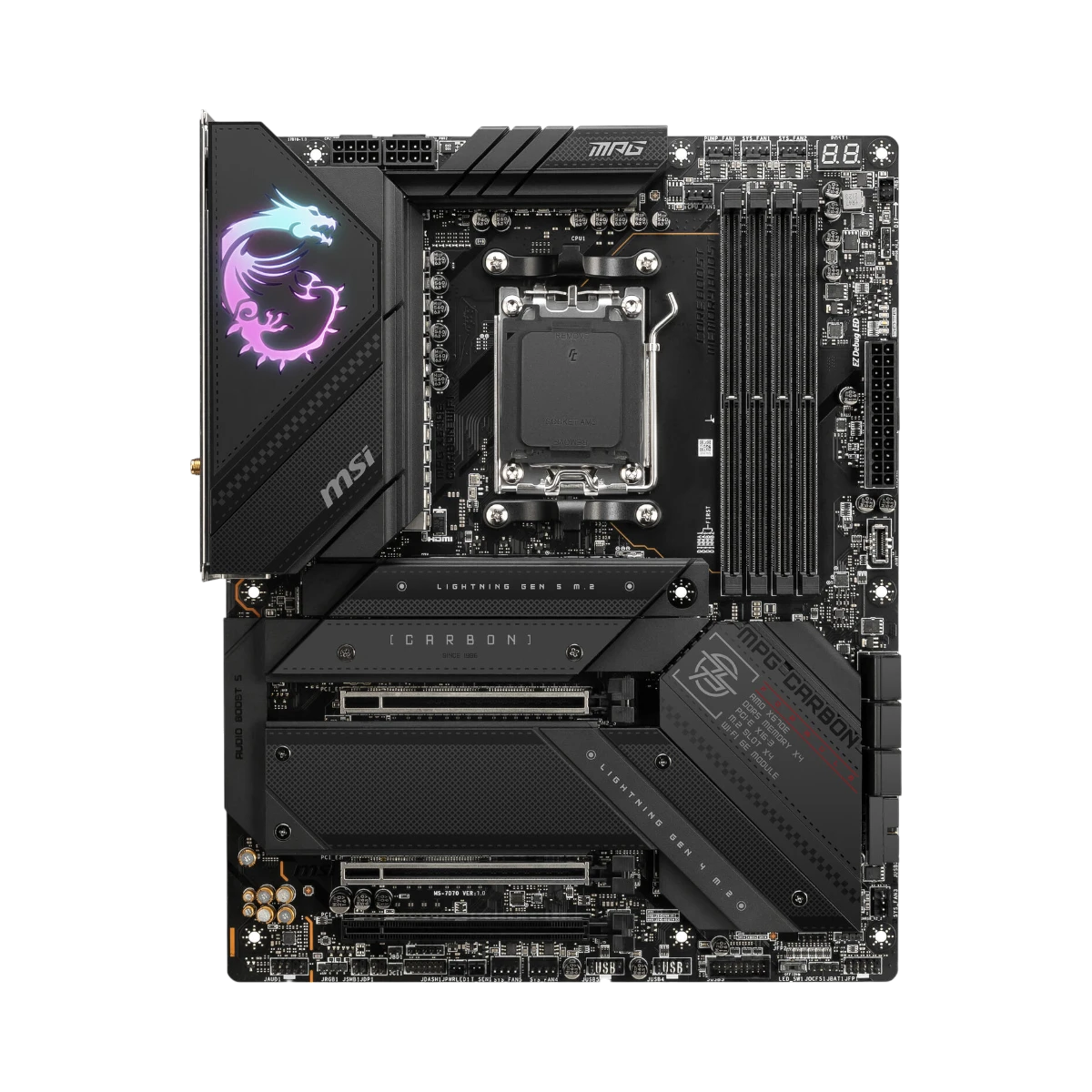 MSI MPG X670E CARBON WIFI AM5 ATX Motherboard — Being Shipped