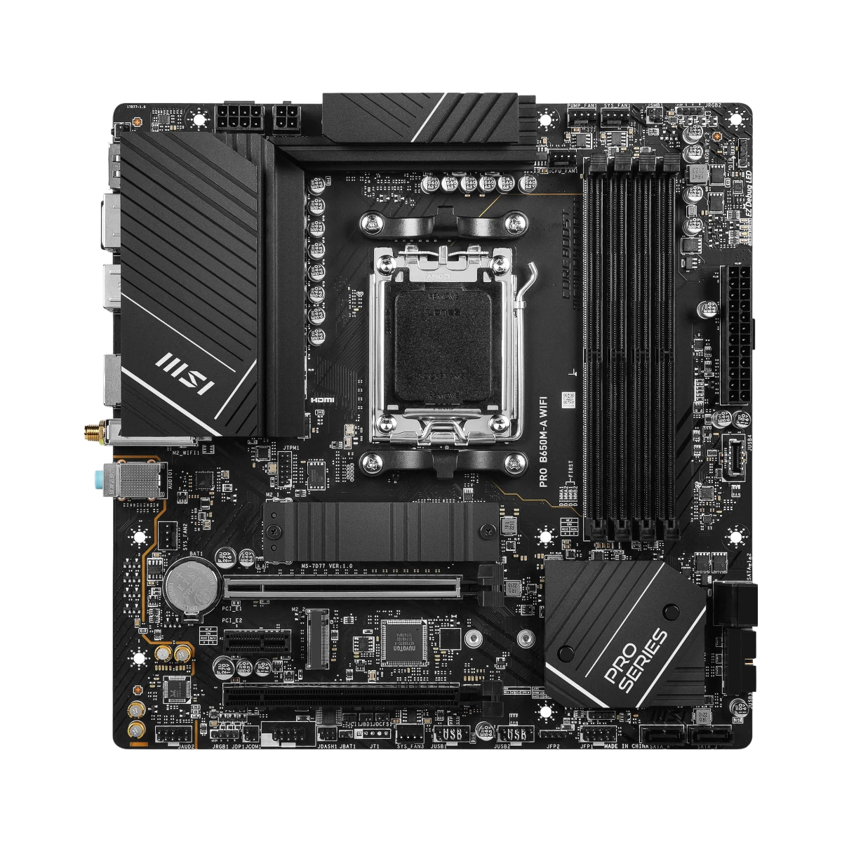 MSI PRO B650M-A WIFI AM5 Micro-ATX Motherboard — Being Shipped