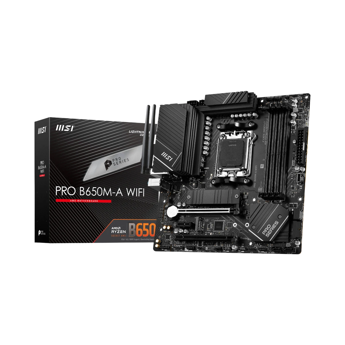 MSI PRO B650M-A WIFI AM5 Micro-ATX Motherboard — Being Shipped