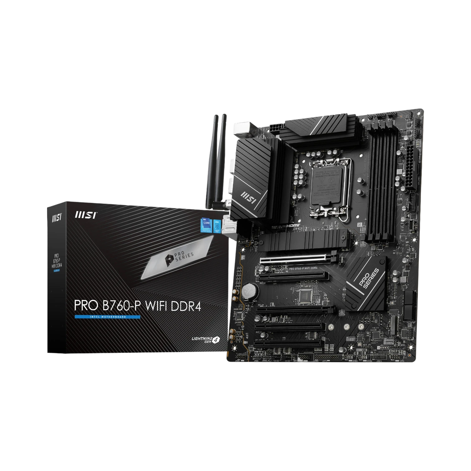 MSI PRO B760-P WIFI DDR4 LGA 1700 ATX Motherboard — Being Shipped