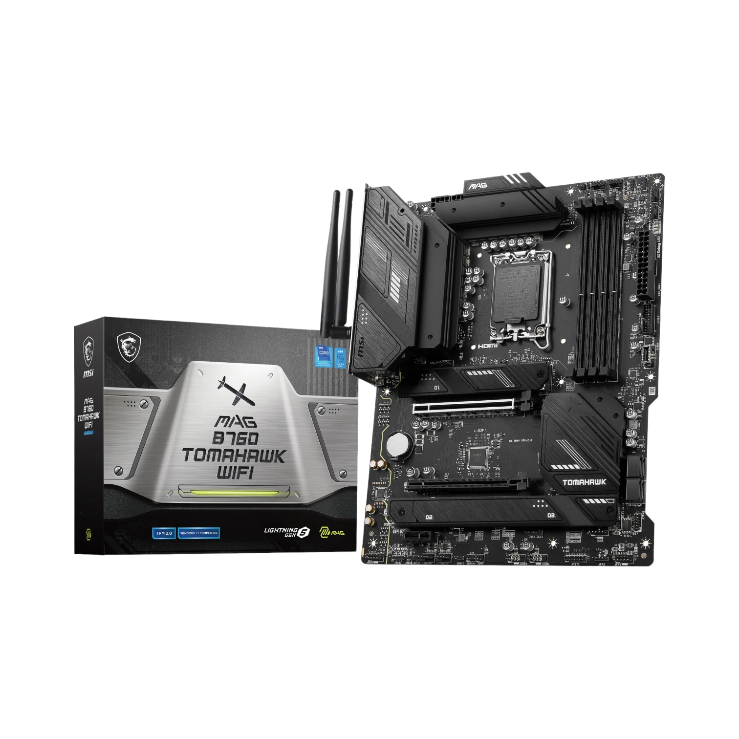 MSI MAG B760 Tomahawk WiFi LGA 1700 ATX Gaming Motherboard — Being Shipped