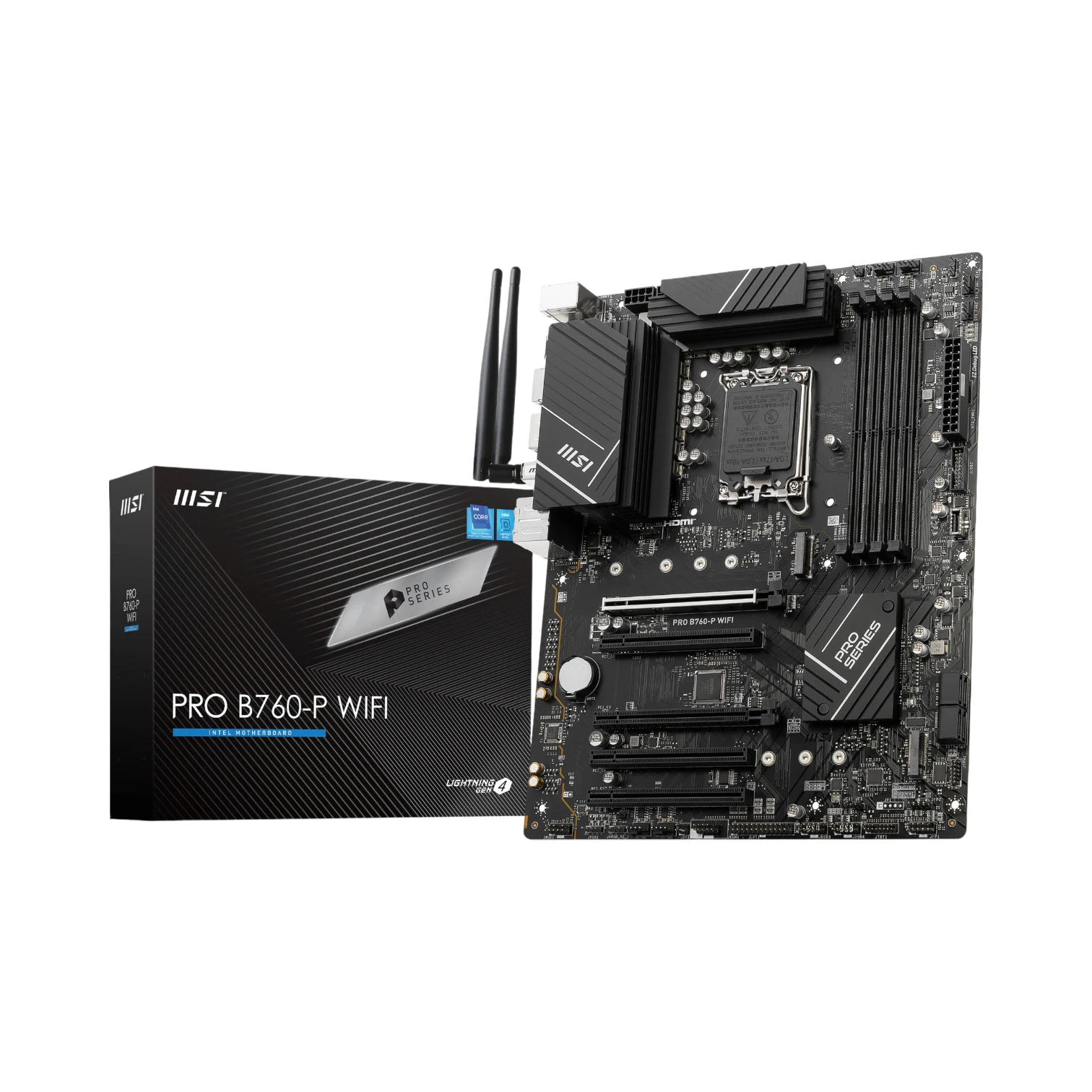 MSI PRO B760-P WIFI LGA 1700 ATX Motherboard — Being Shipped