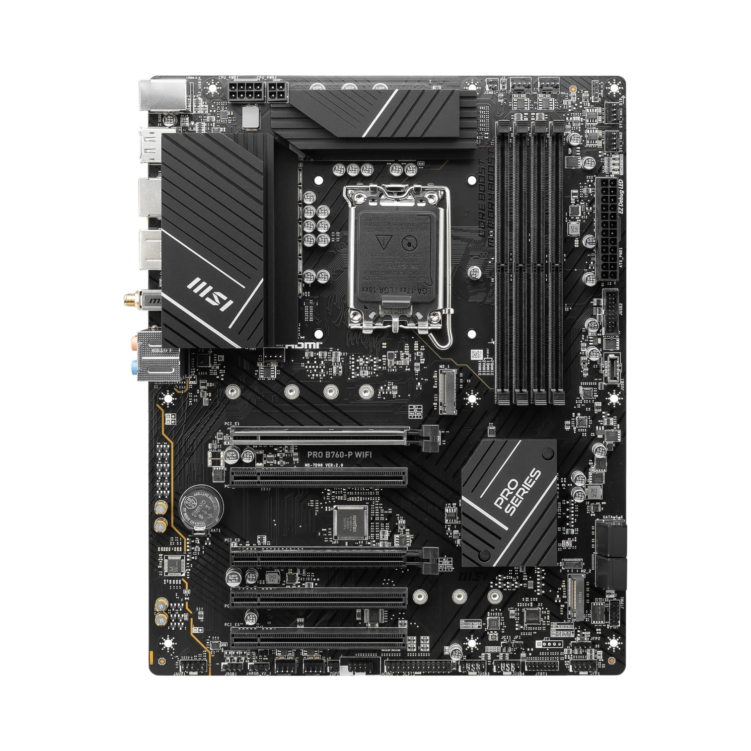 MSI PRO B760-P WIFI LGA 1700 ATX Motherboard — Being Shipped