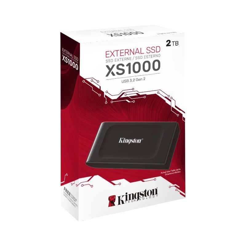 Kingston XS1000 2TB USB 3.2 Gen 2 Portable External SSD — Being Shipped