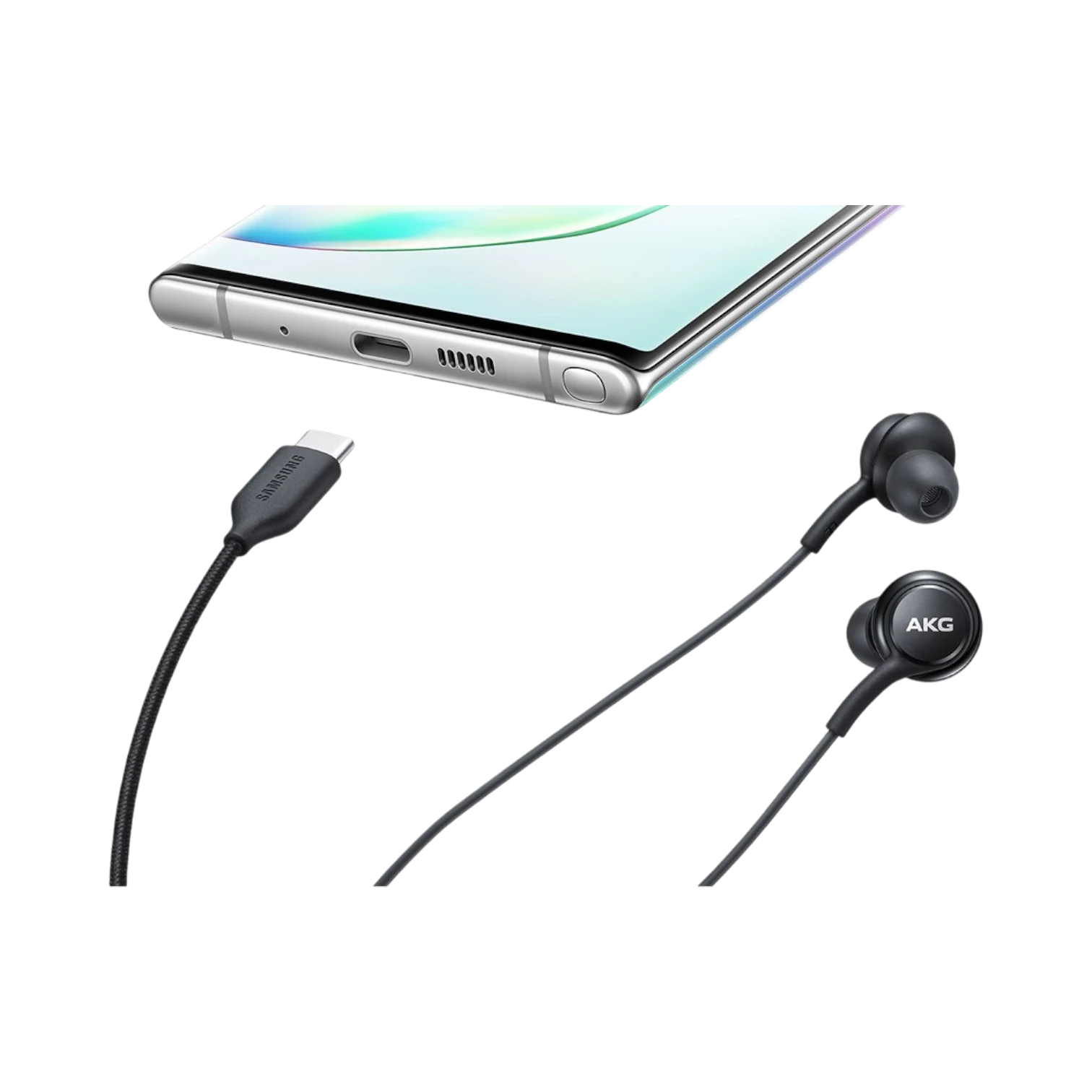 Samsung Corded Type-C Earphones (Black) — Being Shipped