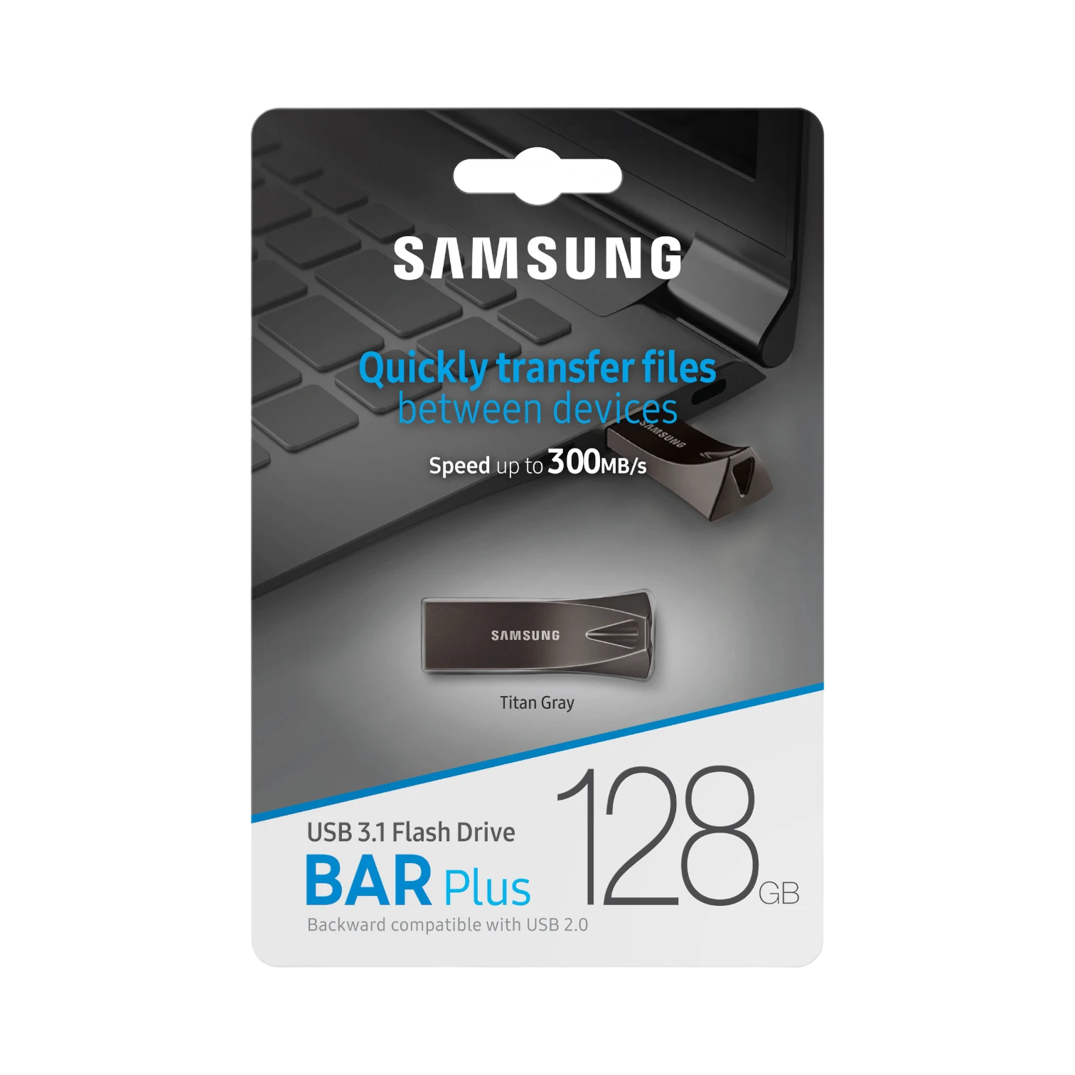 Samsung 128GB USB 3.1 BAR Plus Flash Drive (Titan Gray) — Being Shipped