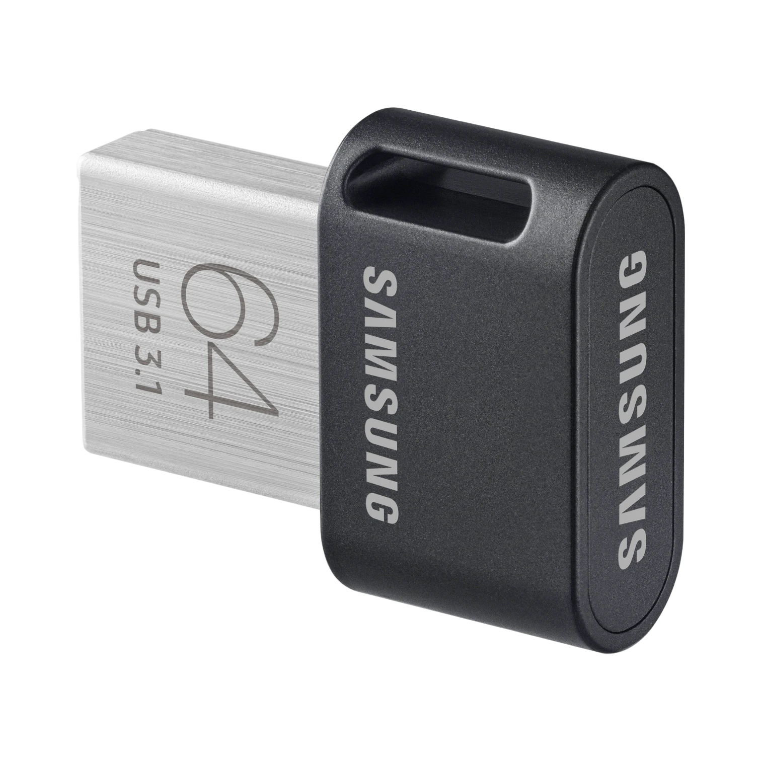 Samsung 64GB FIT Plus USB 3.1 Flash Drive (Black/Silver) — Being Shipped