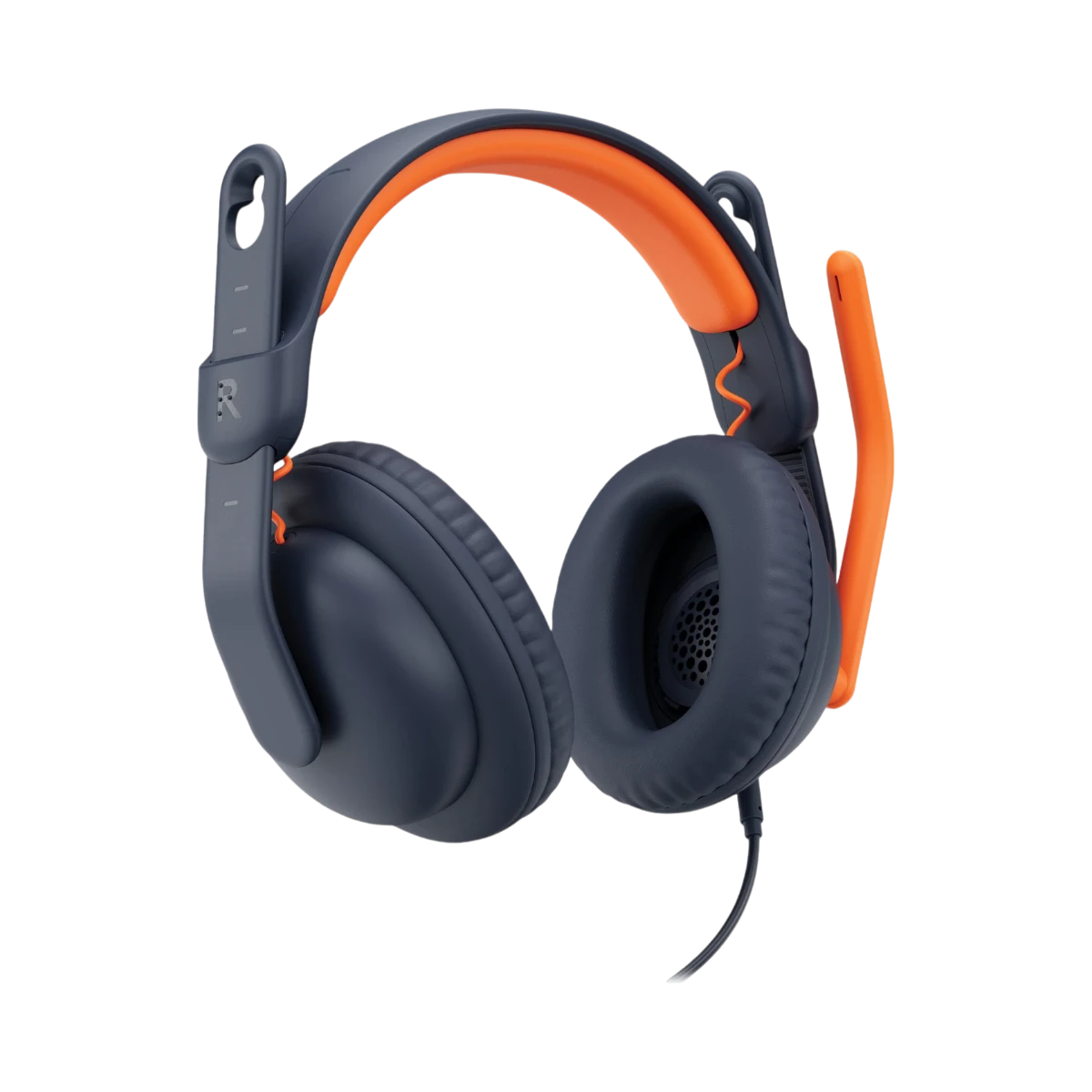 Logitech Zone Learn Over-Ear Headset (Black & Orange) — Being Shipped