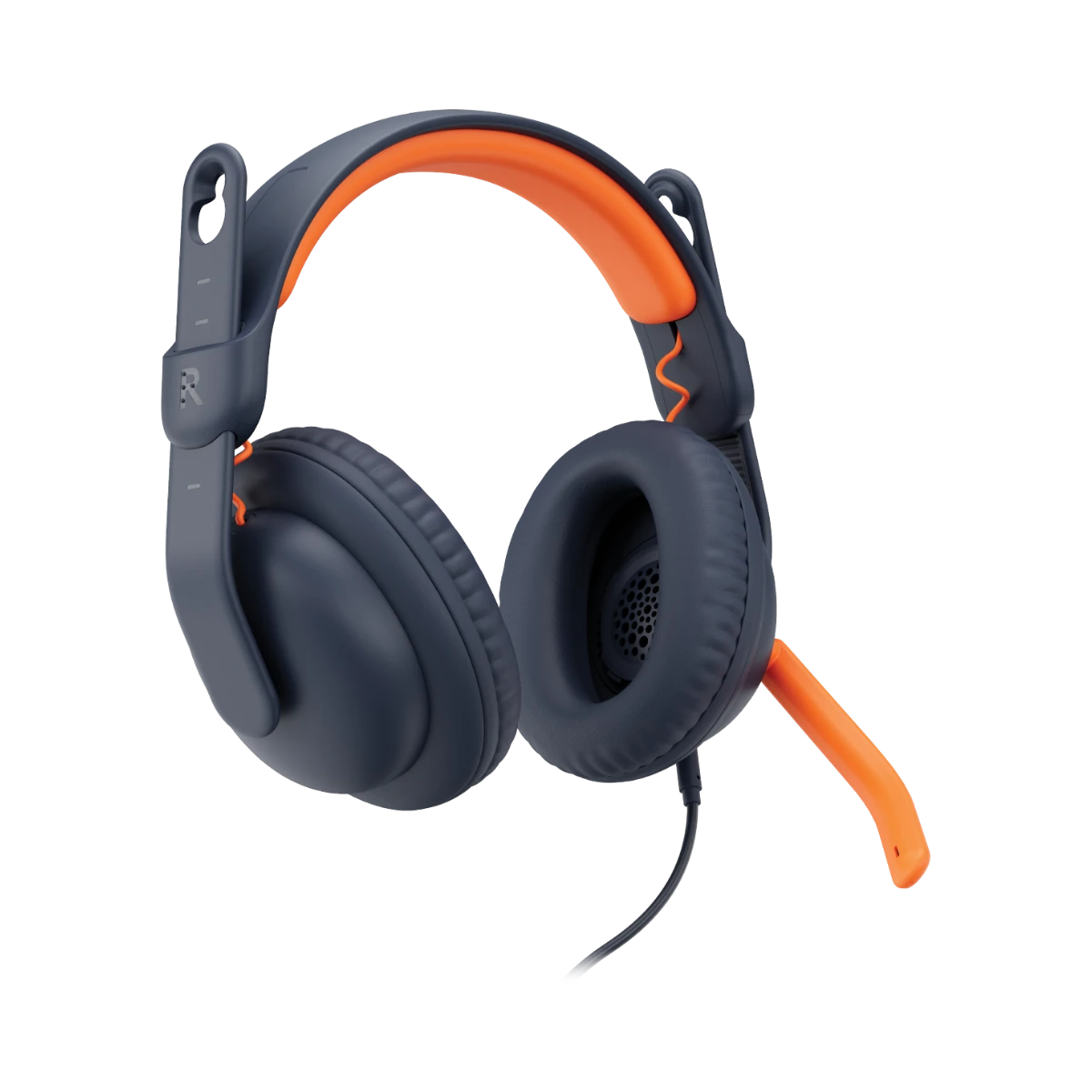 Logitech Zone Learn Over-Ear Headset (Black & Orange) — Being Shipped