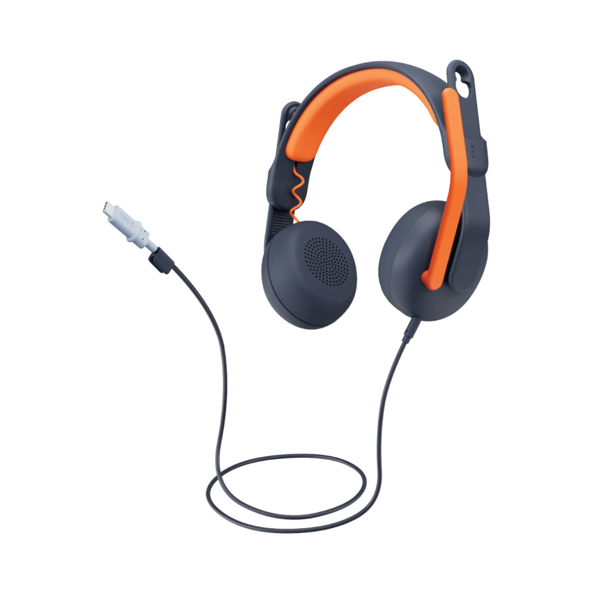 Logitech Zone Learn On-Ear Headset (Black & Orange) — Being Shipped