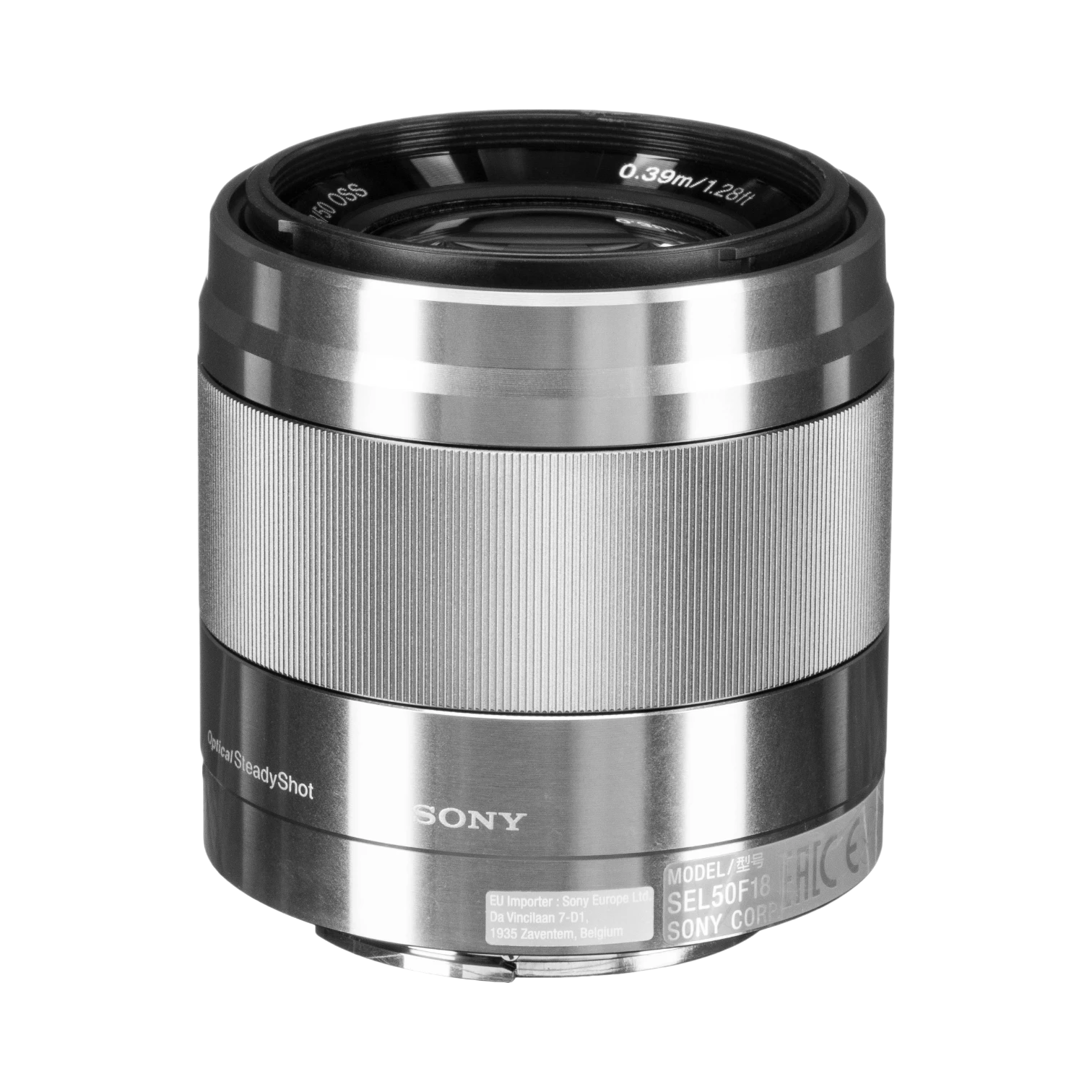 Sony E 50mm f/1.8 OSS APS-C Prime Lens with Optical Stabilization (Silver) — Being Shipped