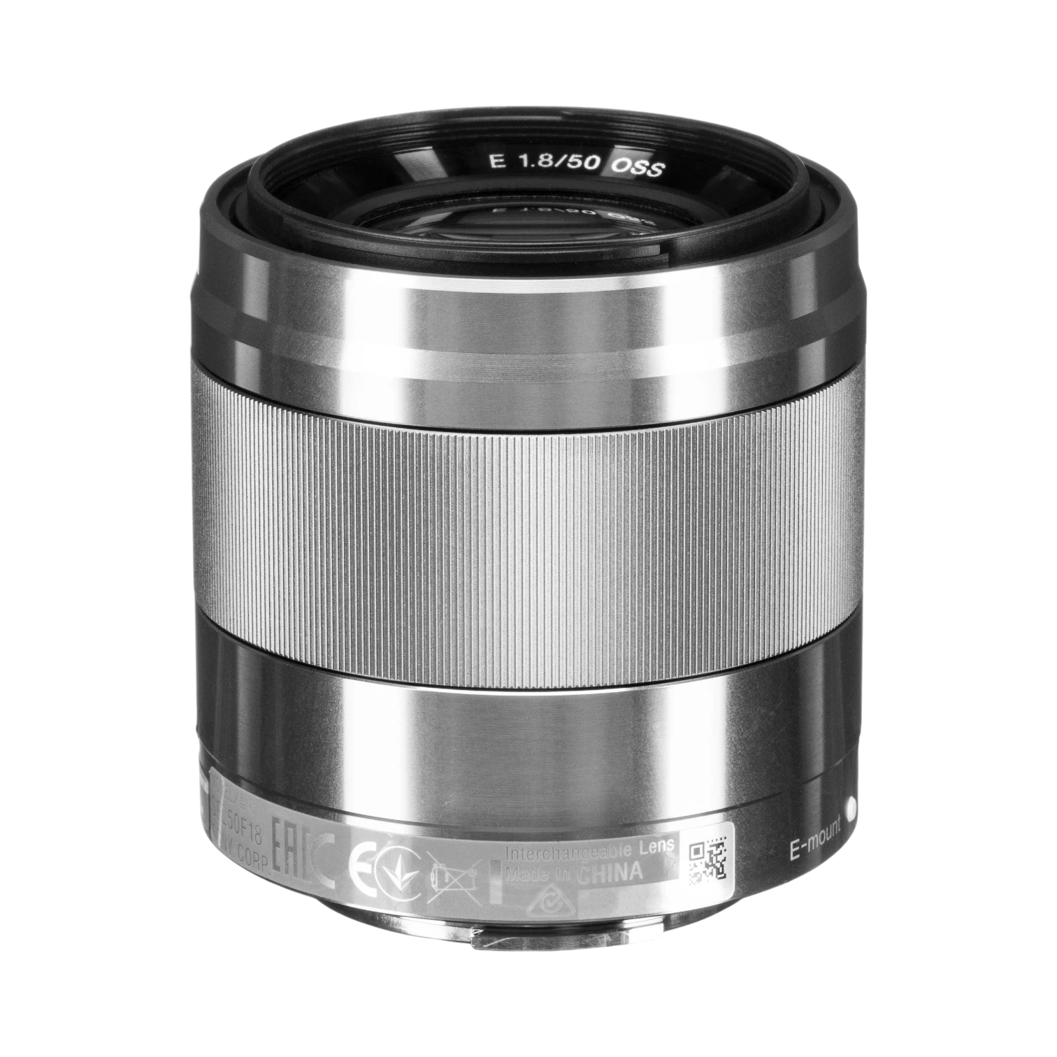 Sony E 50mm f/1.8 OSS APS-C Prime Lens with Optical Stabilization (Silver) — Being Shipped