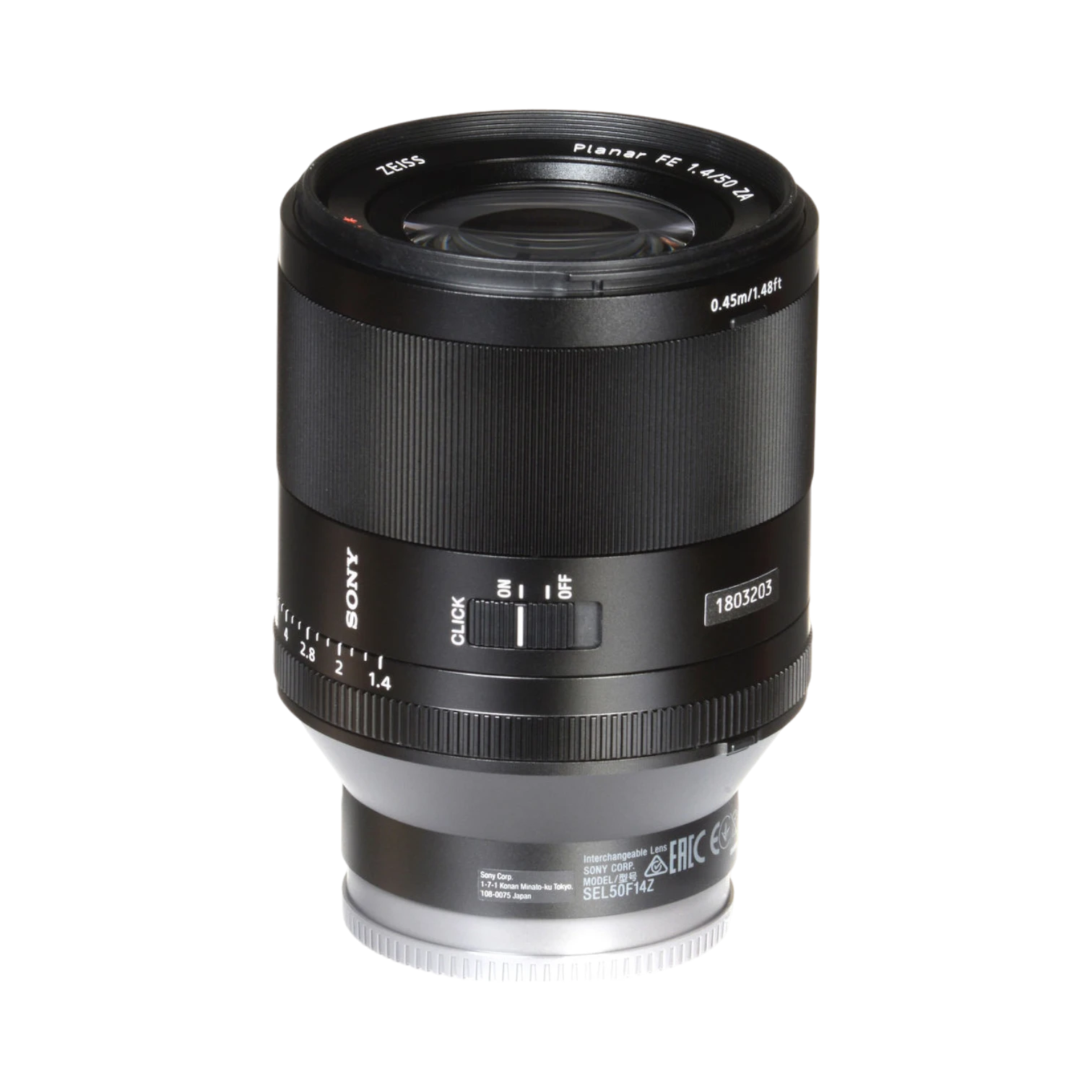 Sony FE 50mm F1.4 ZA Full-Frame Standard Prime Lens — Being Shipped