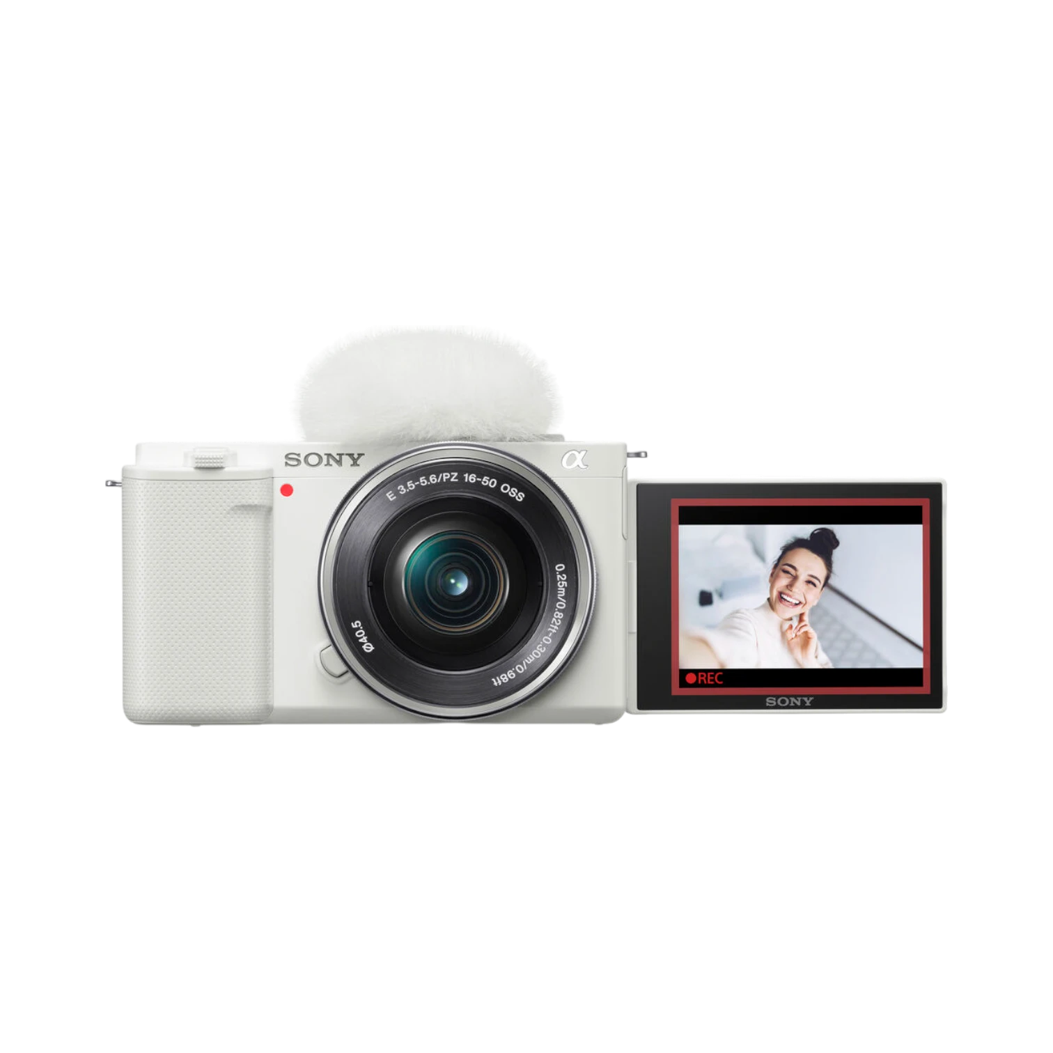 Sony ZV-E10 Mirrorless Camera with 16-50mm Lens (White) — Being Shipped