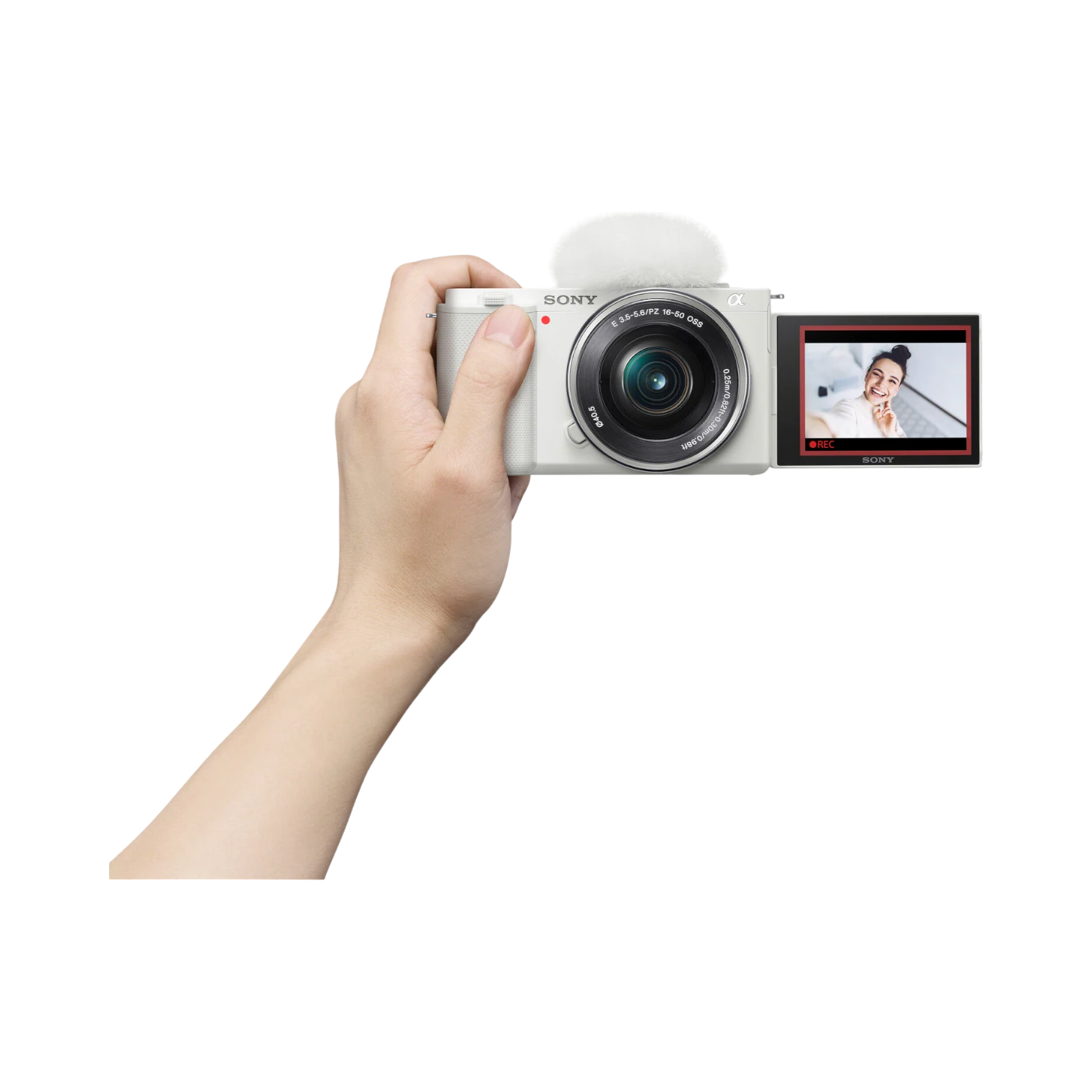 Sony ZV-E10 Mirrorless Camera with 16-50mm Lens (White) — Being Shipped