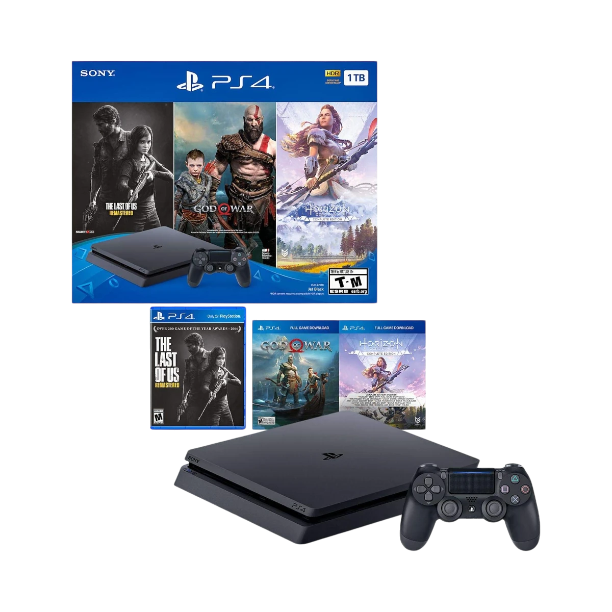 Sony PlayStation 4 Slim 1TB Console Bundle — Being Shipped