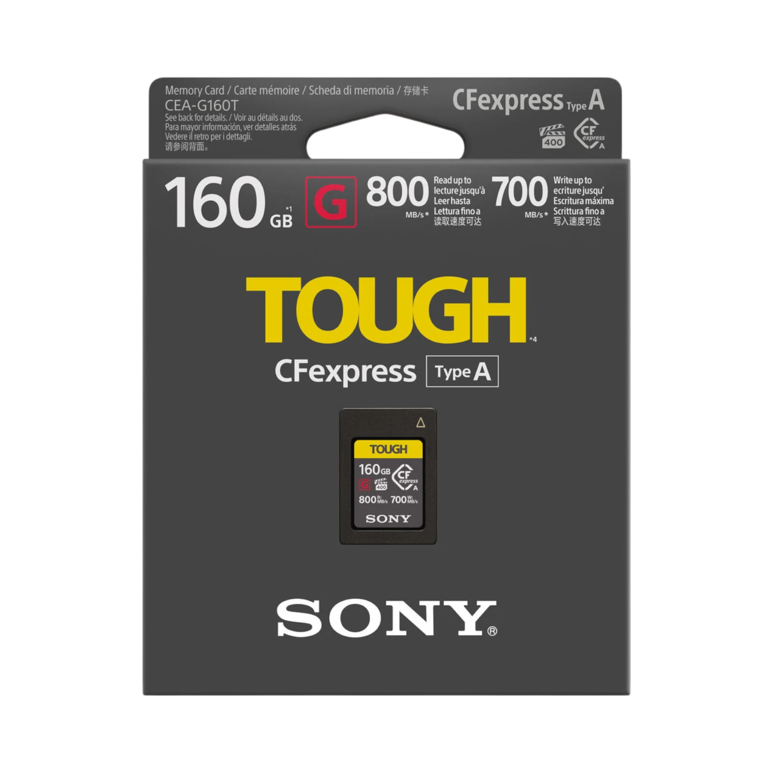 Sony CFexpress 160GB Type A TOUGH Memory Card — Being Shipped