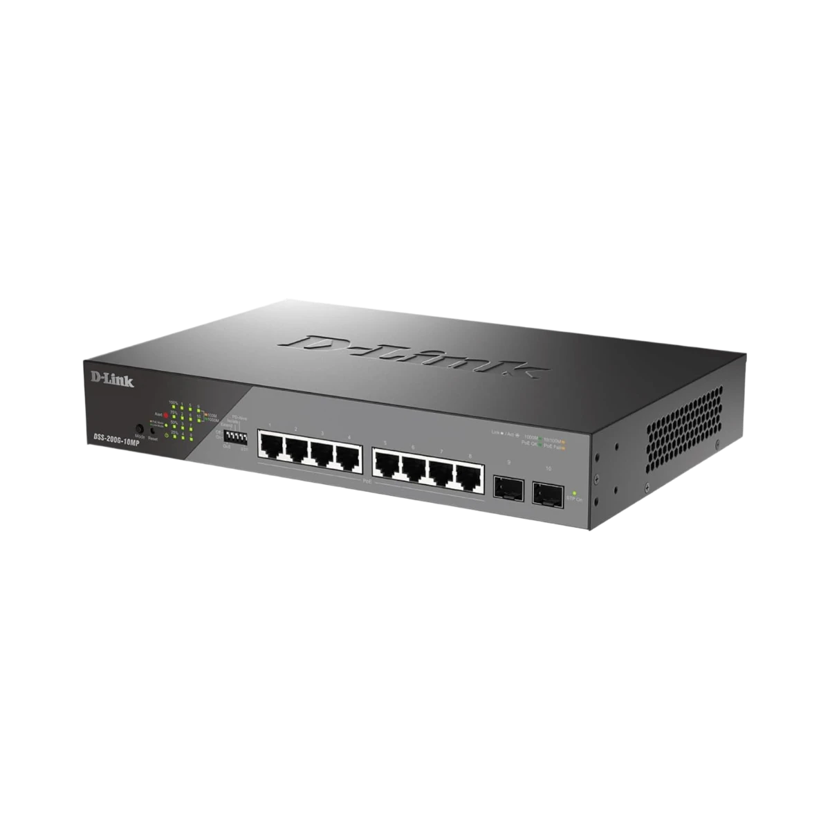 D-Link 10-Port PoE+ Gigabit Smart Switch with 2 SFP Ports — Being Shipped