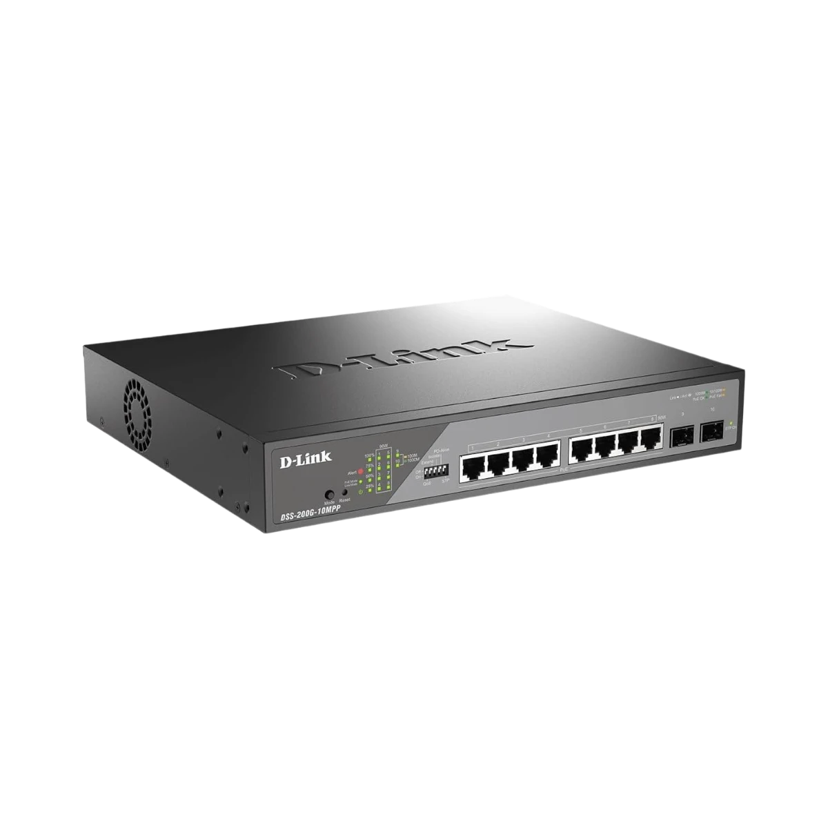 D-Link 10-Port PoE+ Gigabit Smart Switch with 2 SFP Ports — Being Shipped