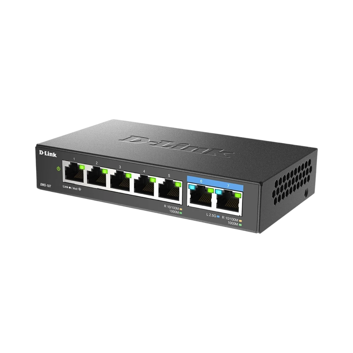 D-Link 7-Port Multi-Gig 2.5G Plug & Play Ethernet Switch — Being Shipped