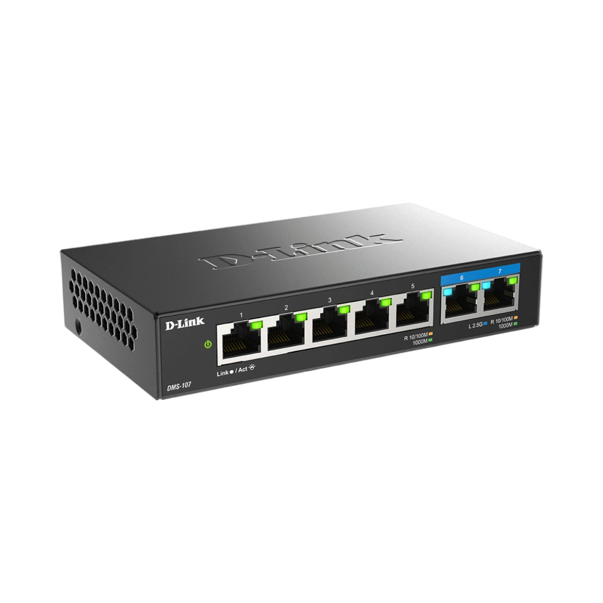 D-Link 7-Port Multi-Gig 2.5G Plug & Play Ethernet Switch — Being Shipped