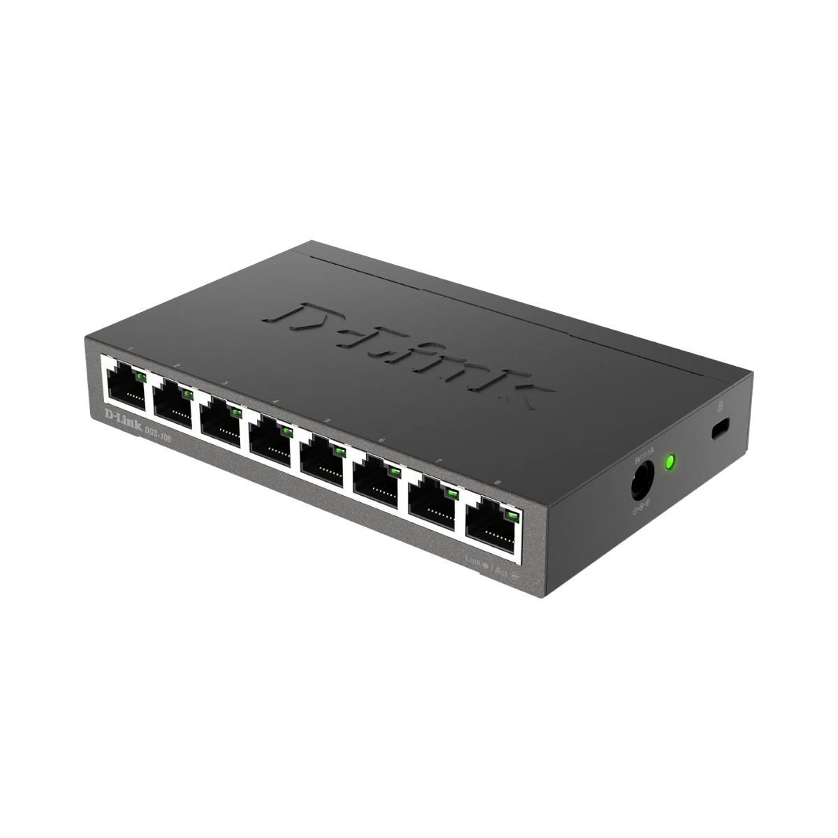 D-Link Metal Case 8-Port Gigabit Ethernet Desktop Switch — Being Shipped