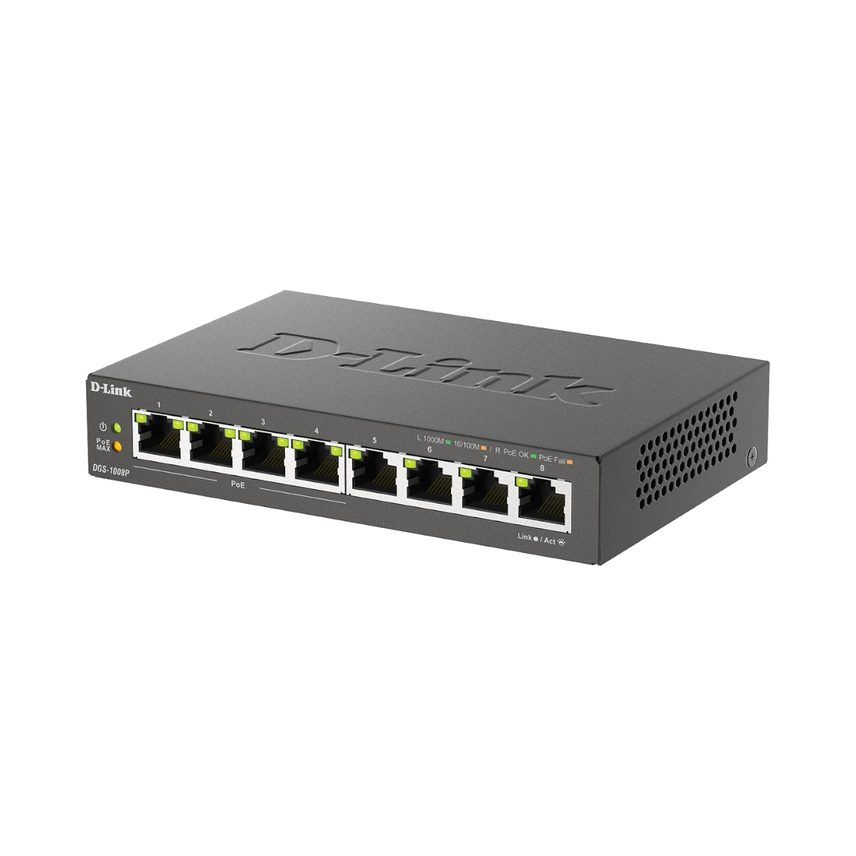 D-Link 8-Port Gigabit PoE Unmanaged Desktop Switch — Being Shipped