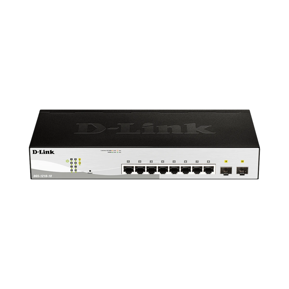 D-Link 10-Port Gigabit Smart Managed Switch 1U (Black/Grey) — Being Shipped