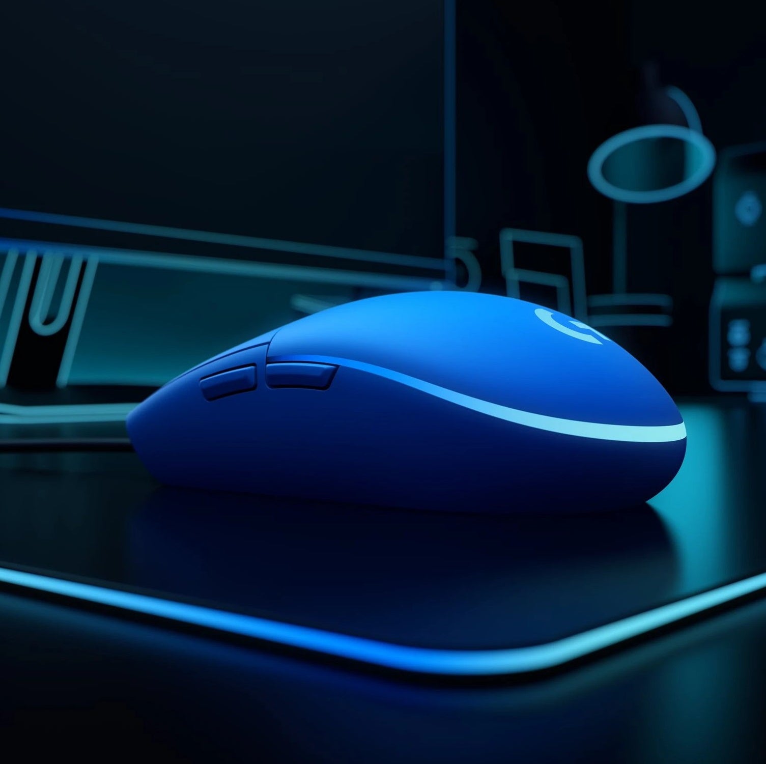 Logitech G203 Lightsync Wired Gaming Mouse (Blue) — Being Shipped