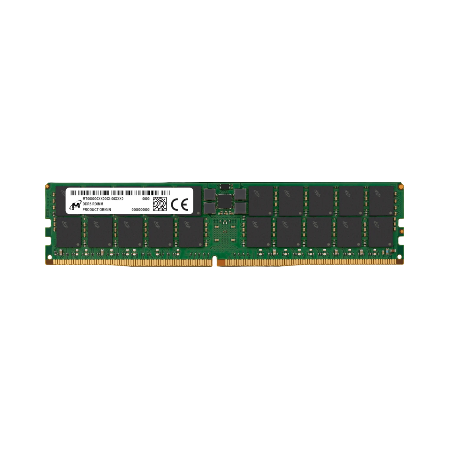 Micron 96GB DDR5-4800 RDIMM Dual Rank CL40 Memory Module — Being Shipped