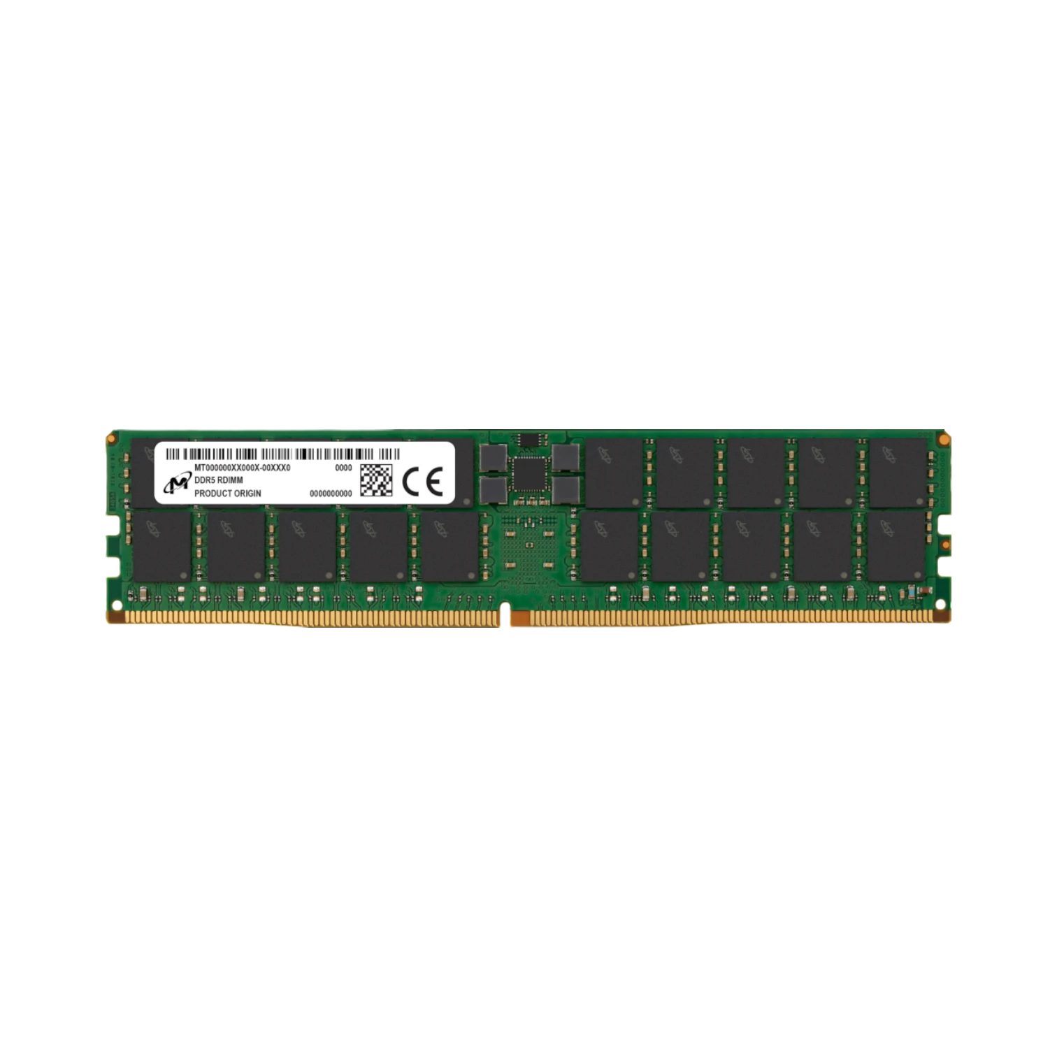 Micron 64GB DDR5 4800 MHz RDIMM ECC CL40 Server Memory — Being Shipped