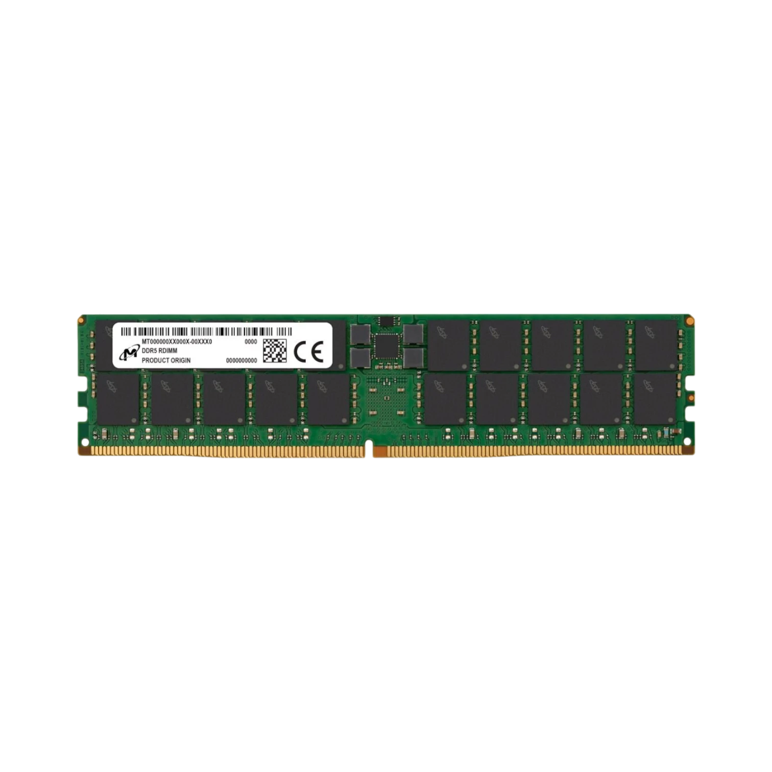 Micron DDR5 96GB 4800MHz 288-Pin Registered ECC Memory — Being Shipped