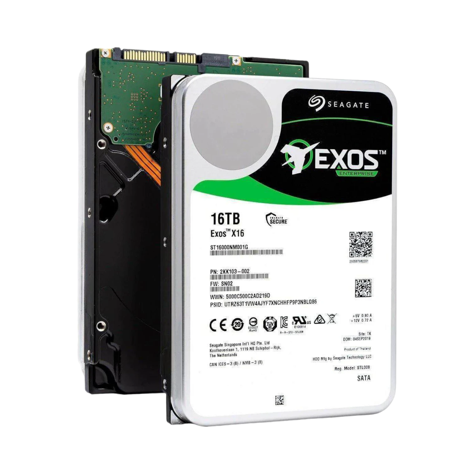 Seagate Exos X16 16TB 3.5" 7200 RPM SATA III Internal HDD — Being Shipped