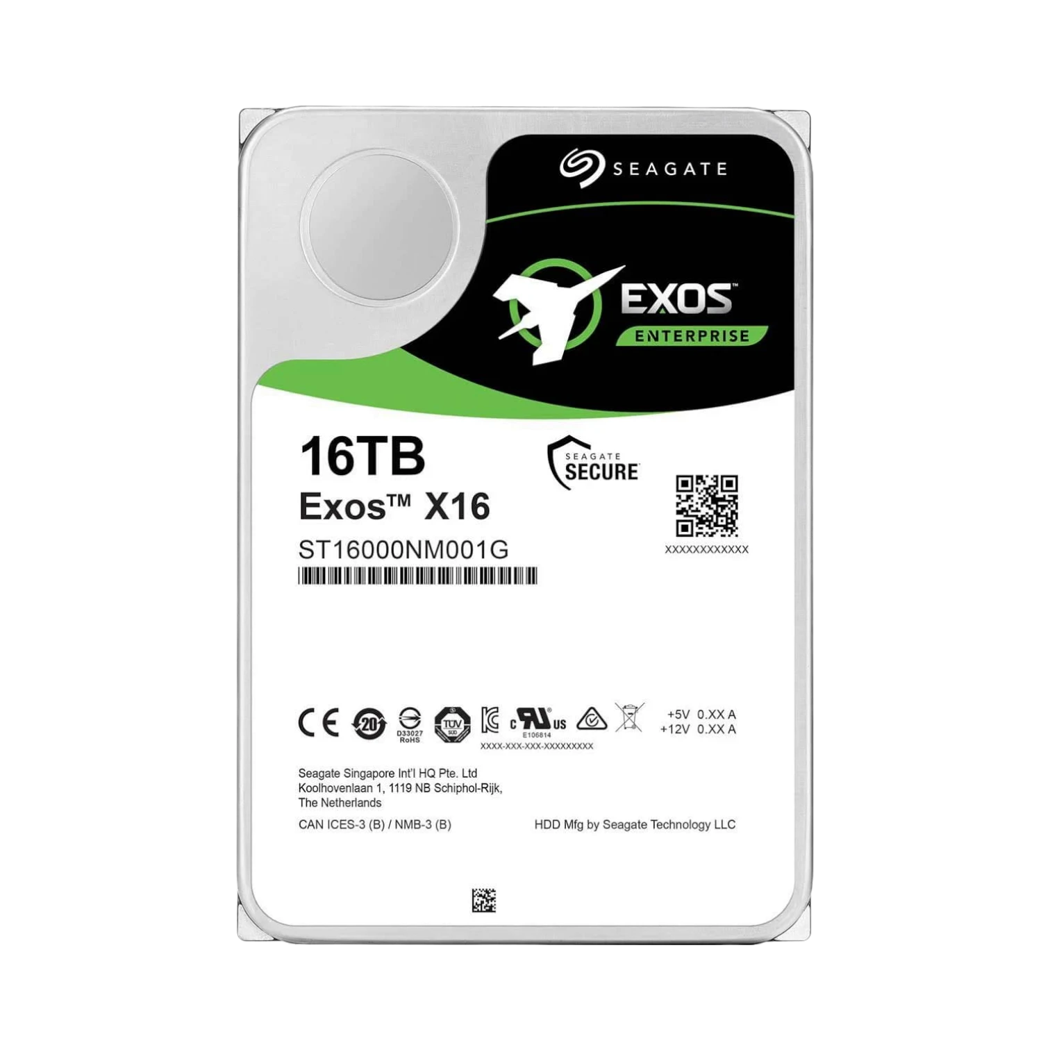 Seagate Exos X16 16TB 3.5" 7200 RPM SATA III Internal HDD — Being Shipped