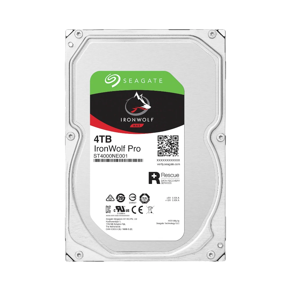 Seagate IronWolf Pro 4TB 3.5" 7200RPM SATA 6Gb/s NAS HDD — Being Shipped