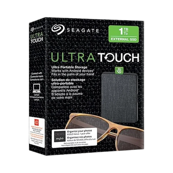 Seagate Ultra Touch 1TB USB 3.0 USB-C Portable SSD (Black) — Being Shipped