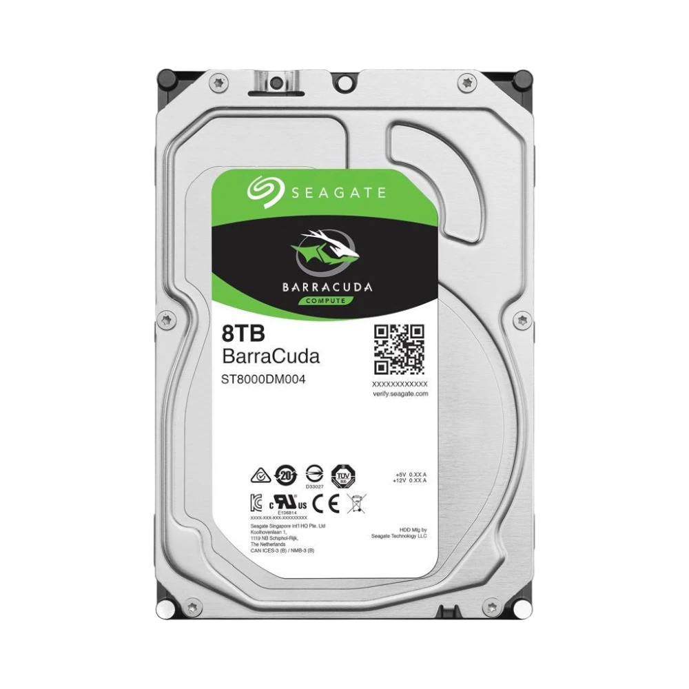 Seagate BarraCuda 8TB 3.5" SATA III 5400RPM Internal HDD — Being Shipped