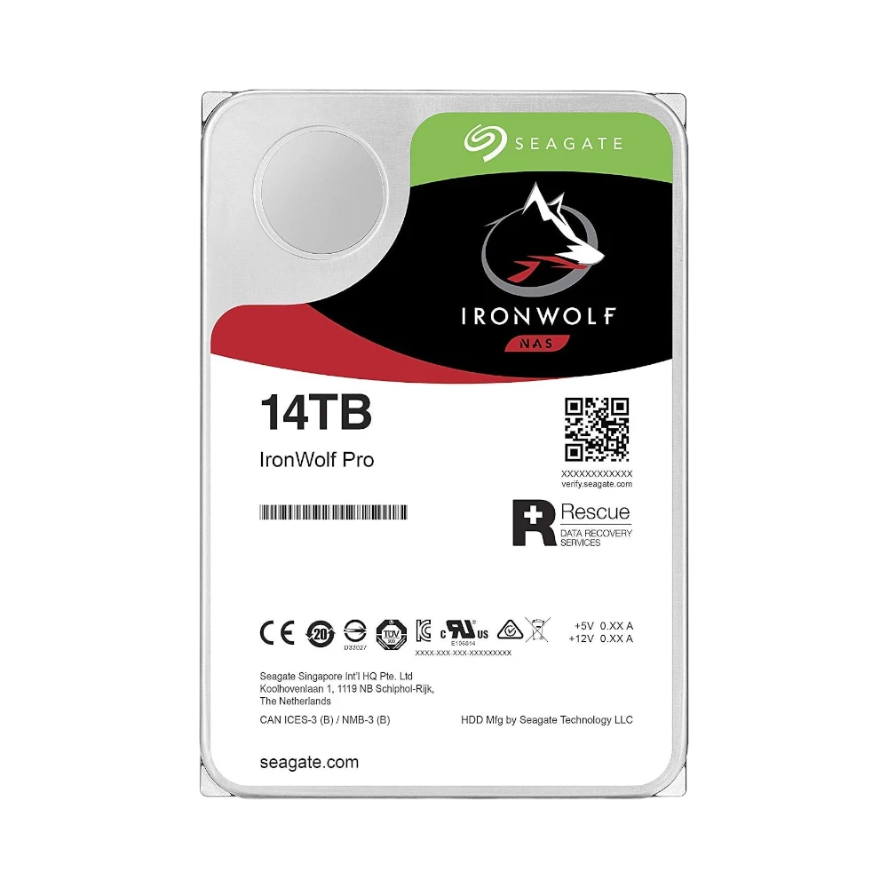 Seagate IronWolf Pro 14TB 3.5" 7200RPM SATA NAS Internal HDD — Being Shipped