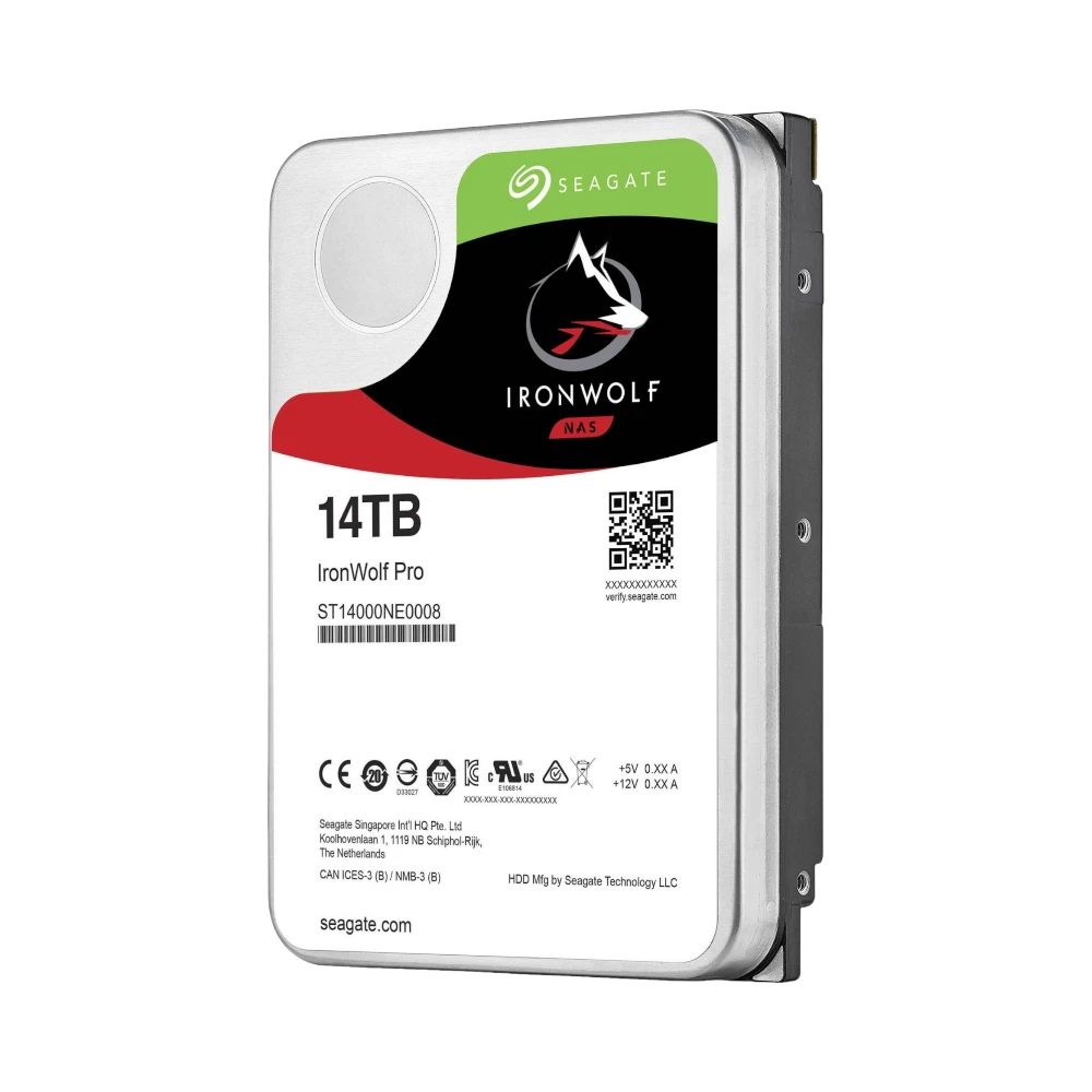 Seagate IronWolf Pro 14TB 3.5" 7200RPM SATA NAS Internal HDD — Being Shipped