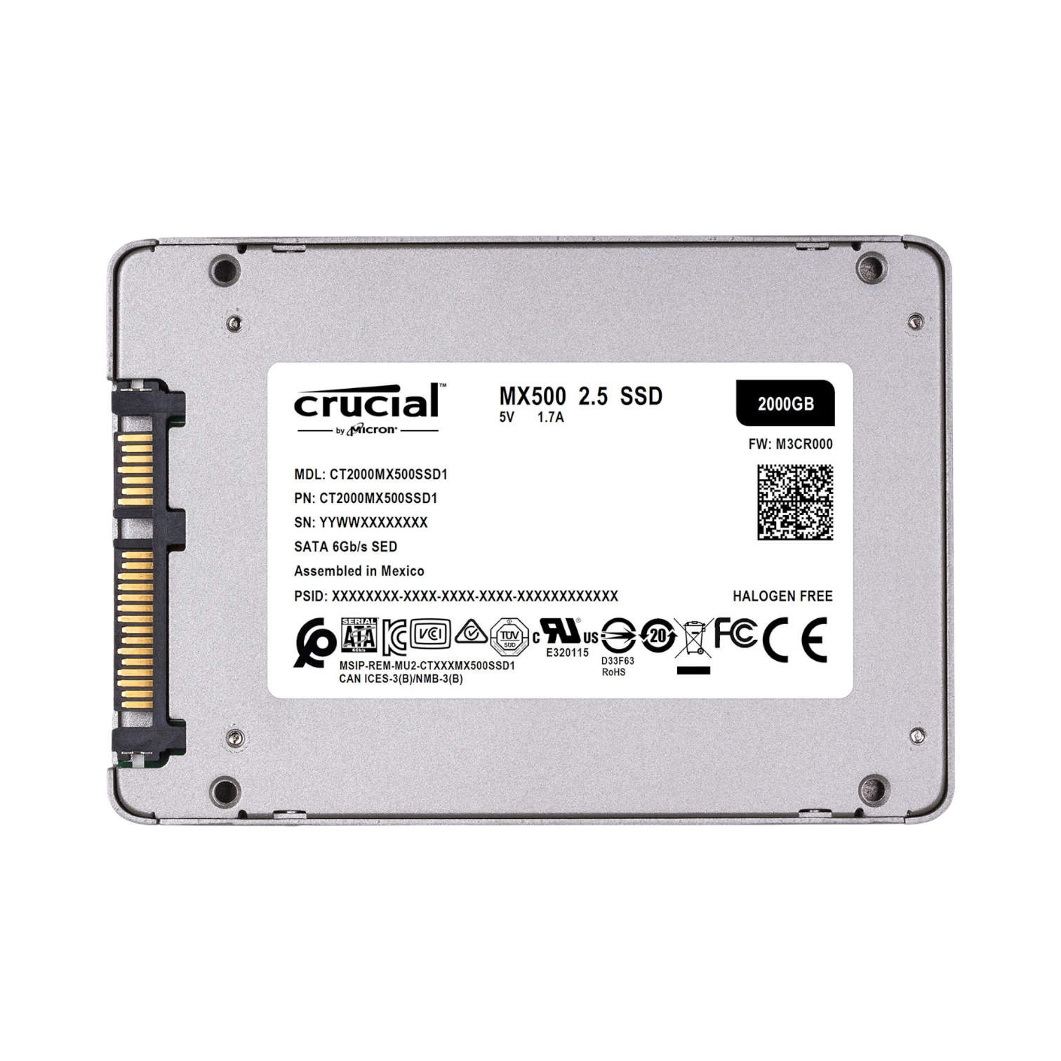 Crucial MX500 2TB 3D NAND SATA 2.5" Internal SSD — Being Shipped